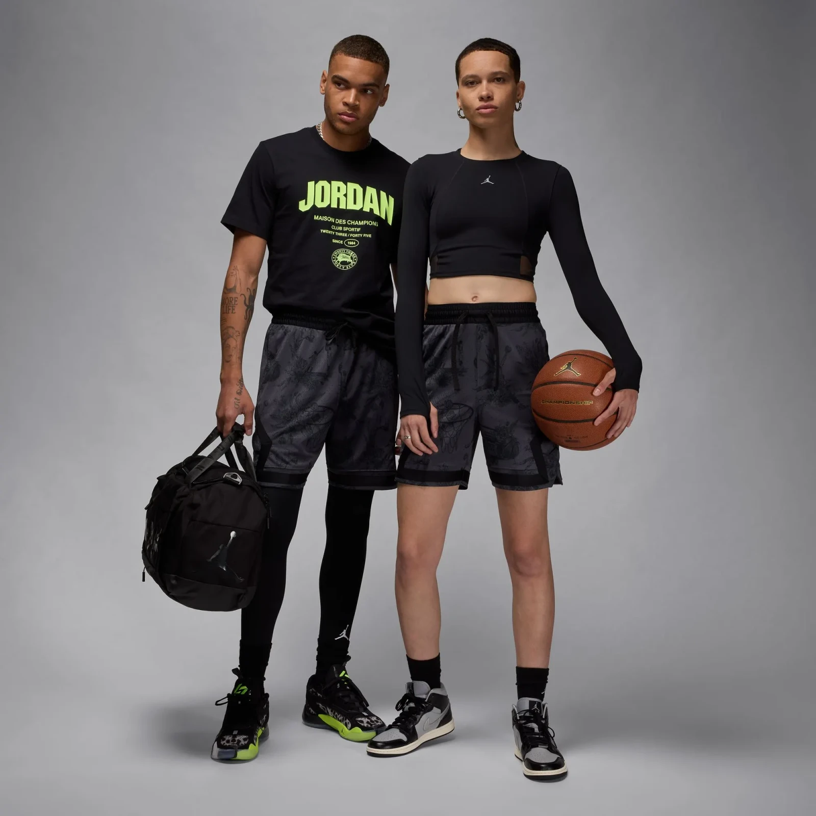 Шорти Air Jordan Sport Dri-FIT Printed Diamond чорні 5