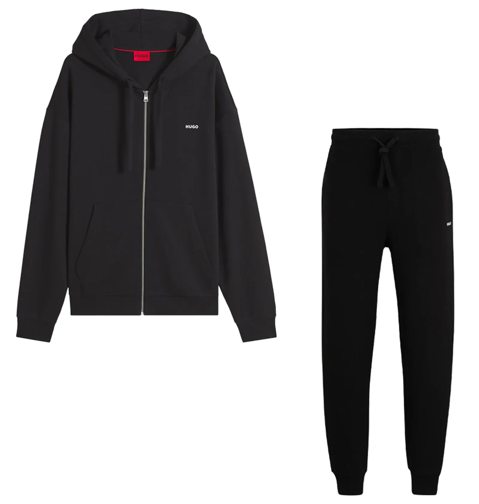Спортивний костюм чоловічий Hugo Delastomer Full-Zip Fleece Black