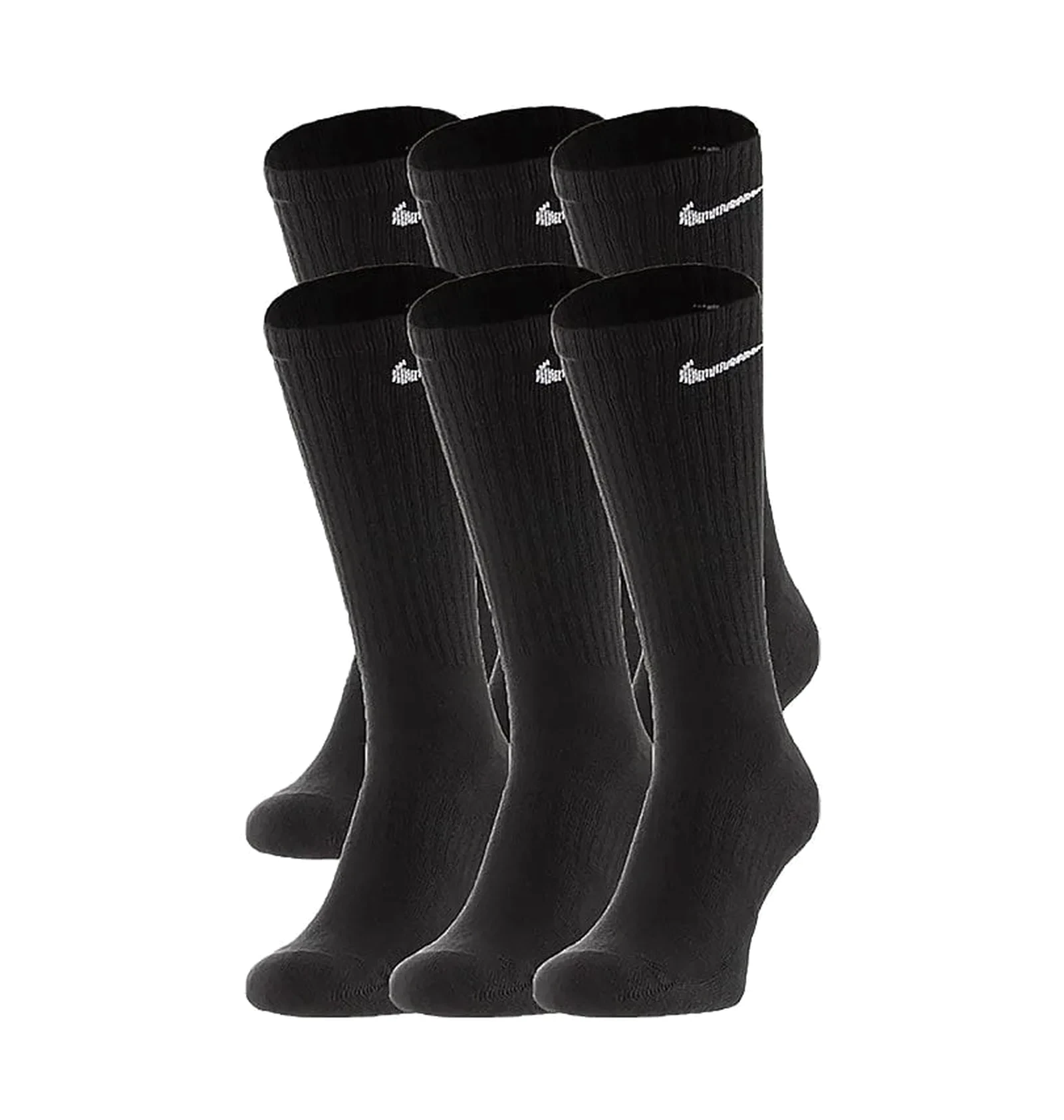 Шкарпетки унісекс Nike U EVERYDAY CUSH CREW (6 пар) Black