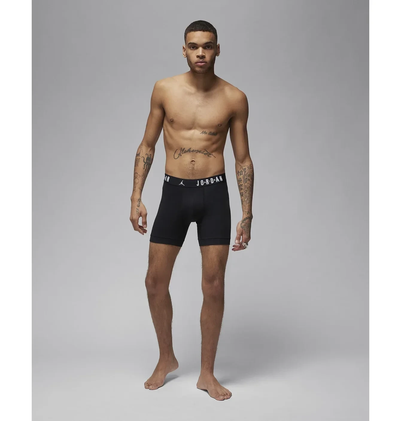 Труси чоловічі Air Jordan Flight Cotton Core Boxer Brief Black (3 шт) 4