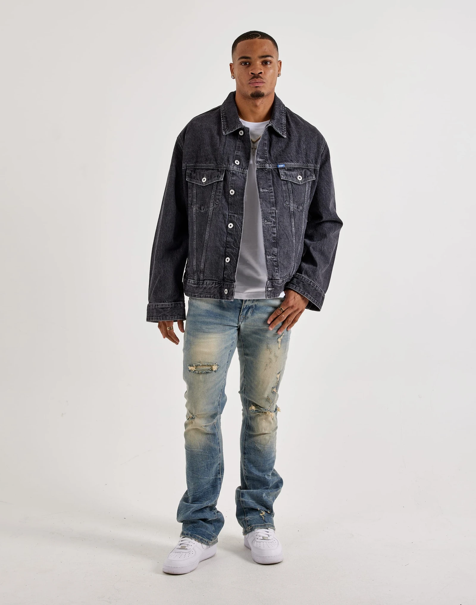 Джинсовка чоловіча HUGO Kirkby Denim Jacket 3