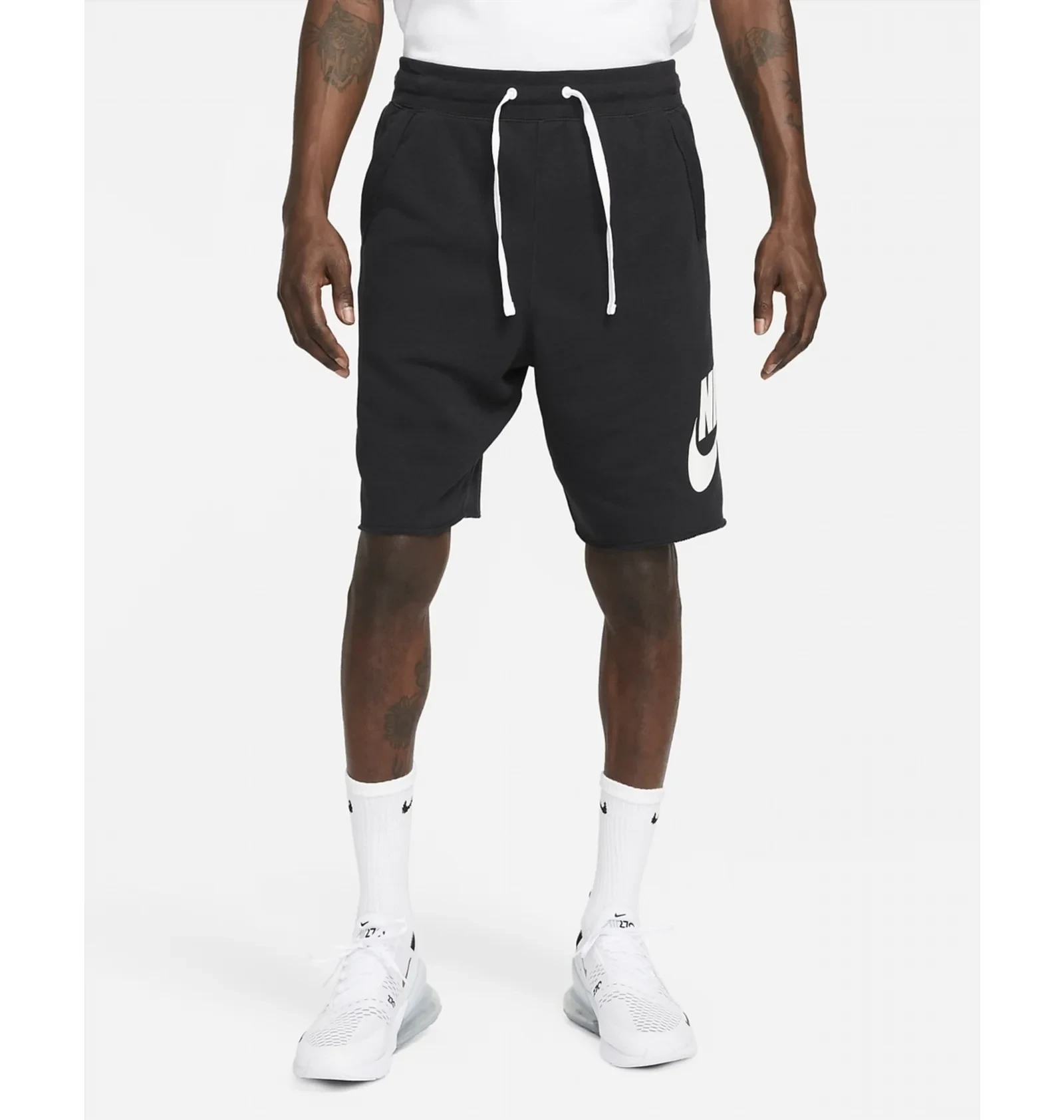 Шорти чоловічі Nike Club Alumni Mens French Terry Black 2