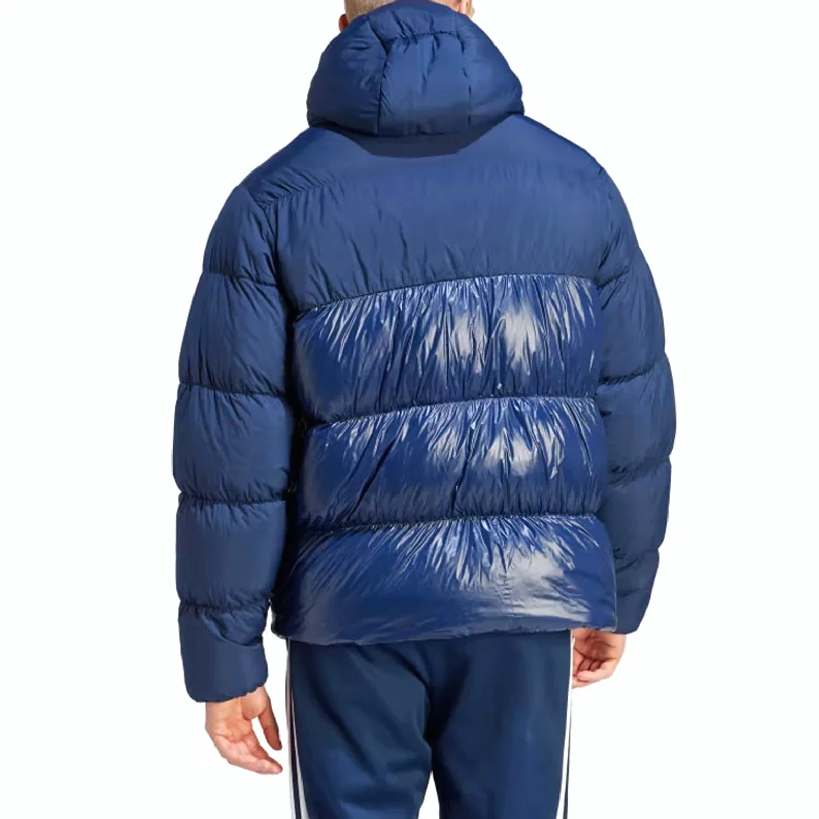 Пуховик чоловічий Adidas Adicolor Down Regen Hooded Puffer, синій 3