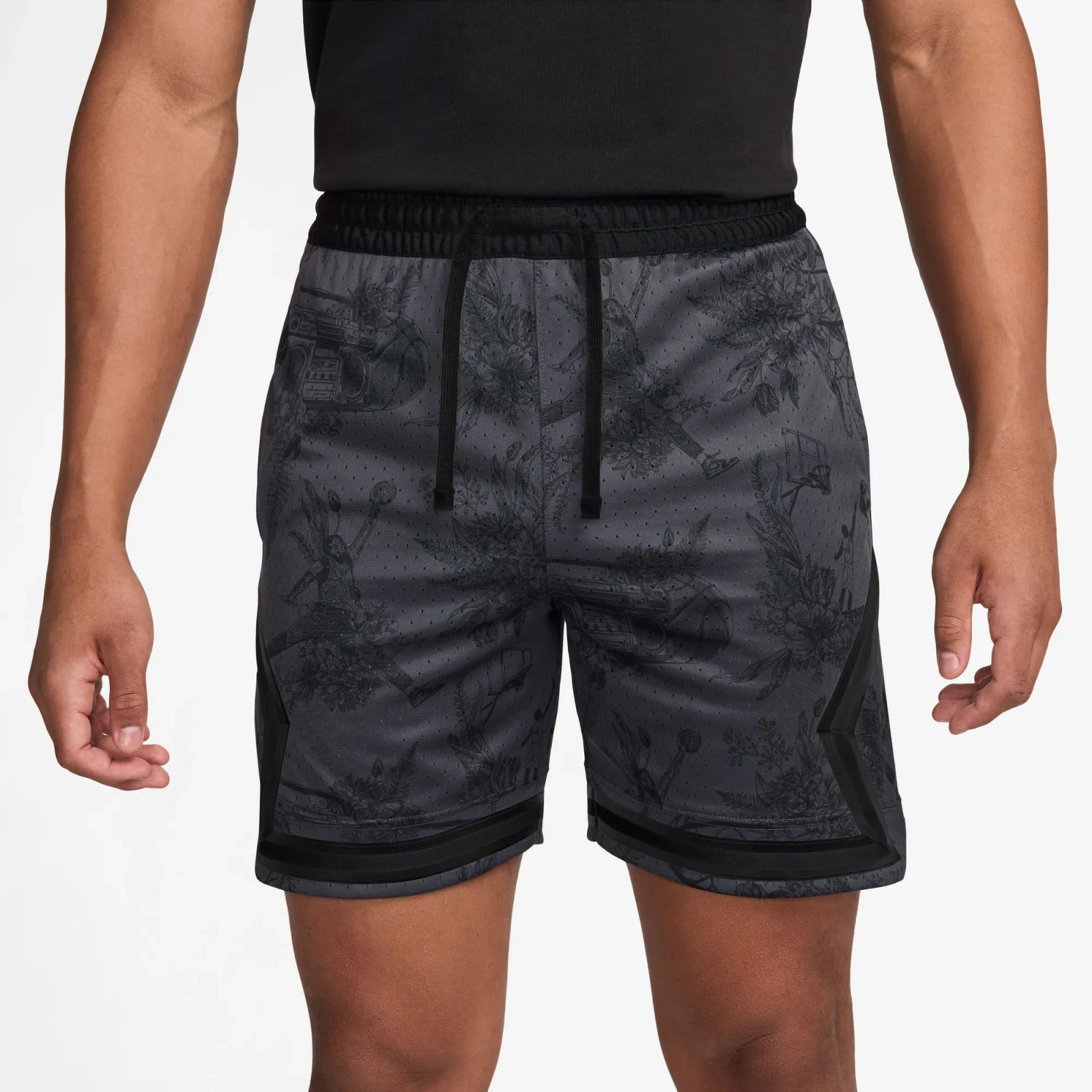 Шорти Air Jordan Sport Dri-FIT Printed Diamond чорні