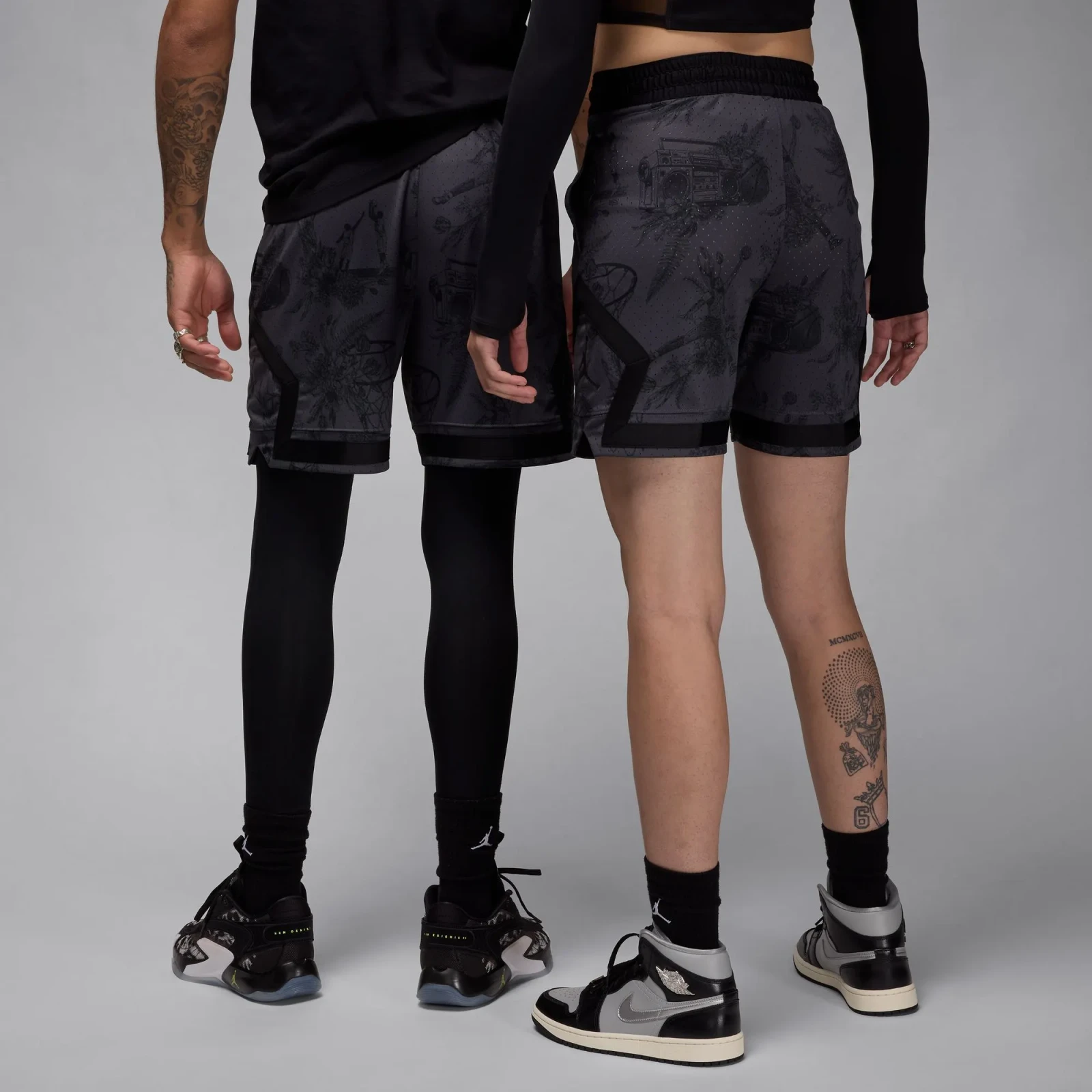 Шорти Air Jordan Sport Dri-FIT Printed Diamond чорні 3