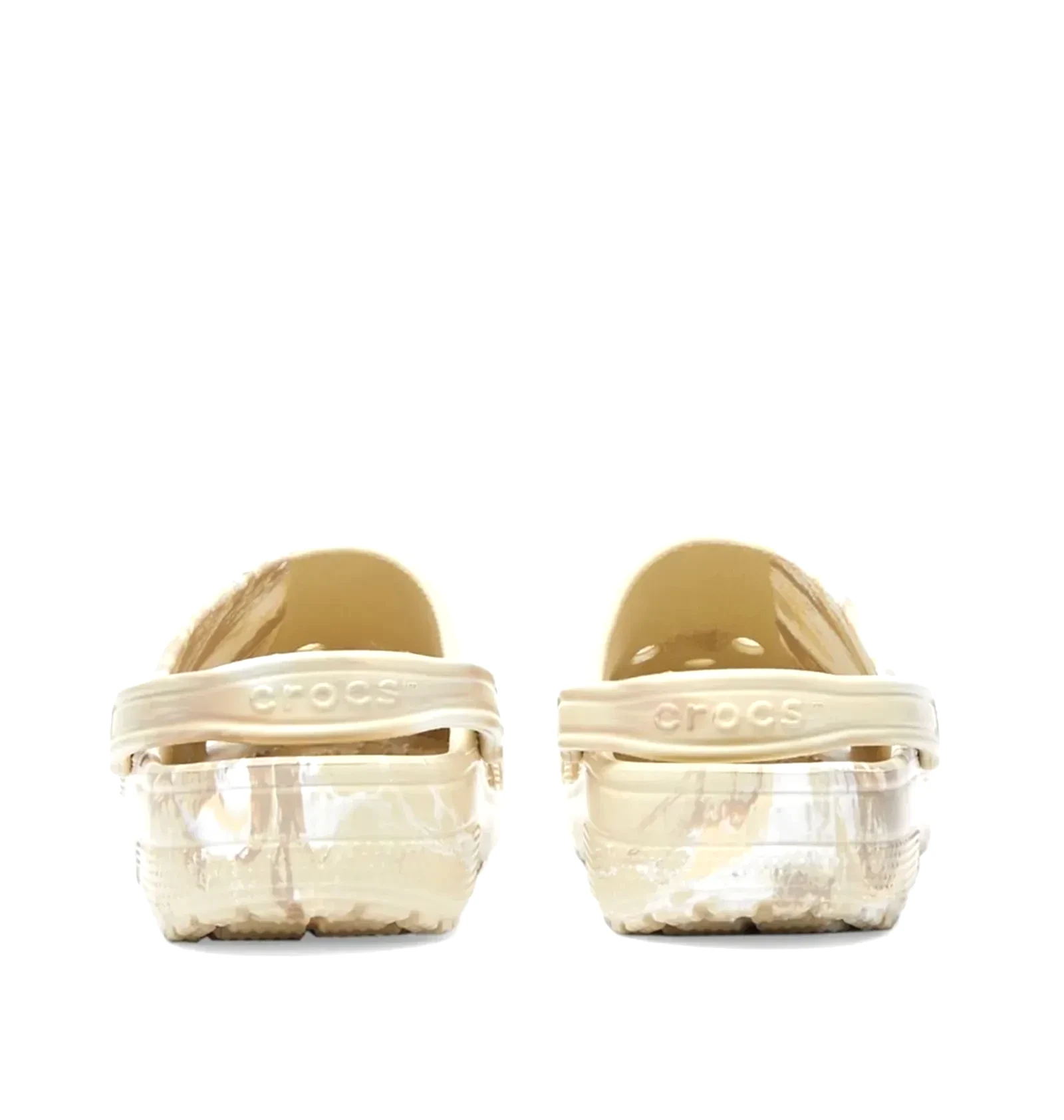 Тапочки чоловічі Crocs Classic Marbled Clog Beige 4