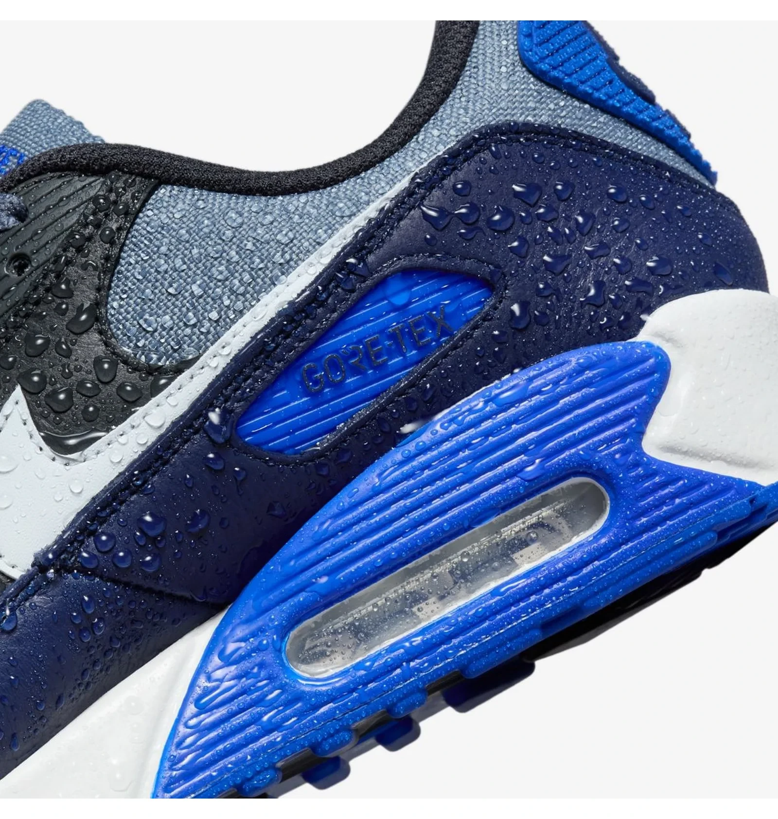 Кросівки чоловічі Nike Air Max 90 Gore-Tex Black/Grey 4