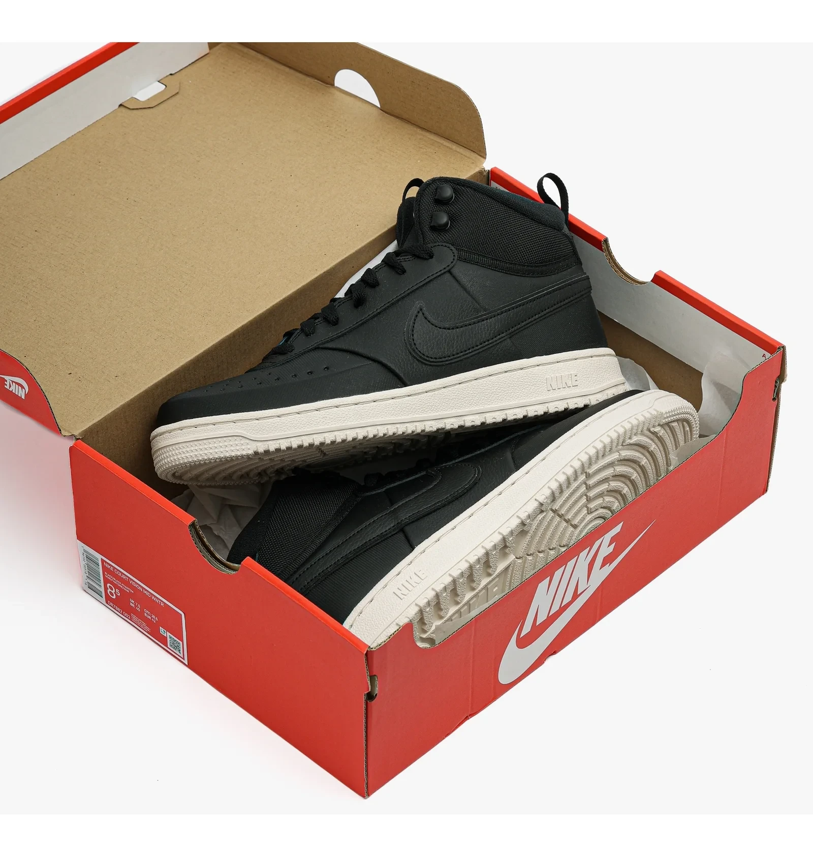 Кросівки чоловічі Nike Court Vision Mid Winter Black 2