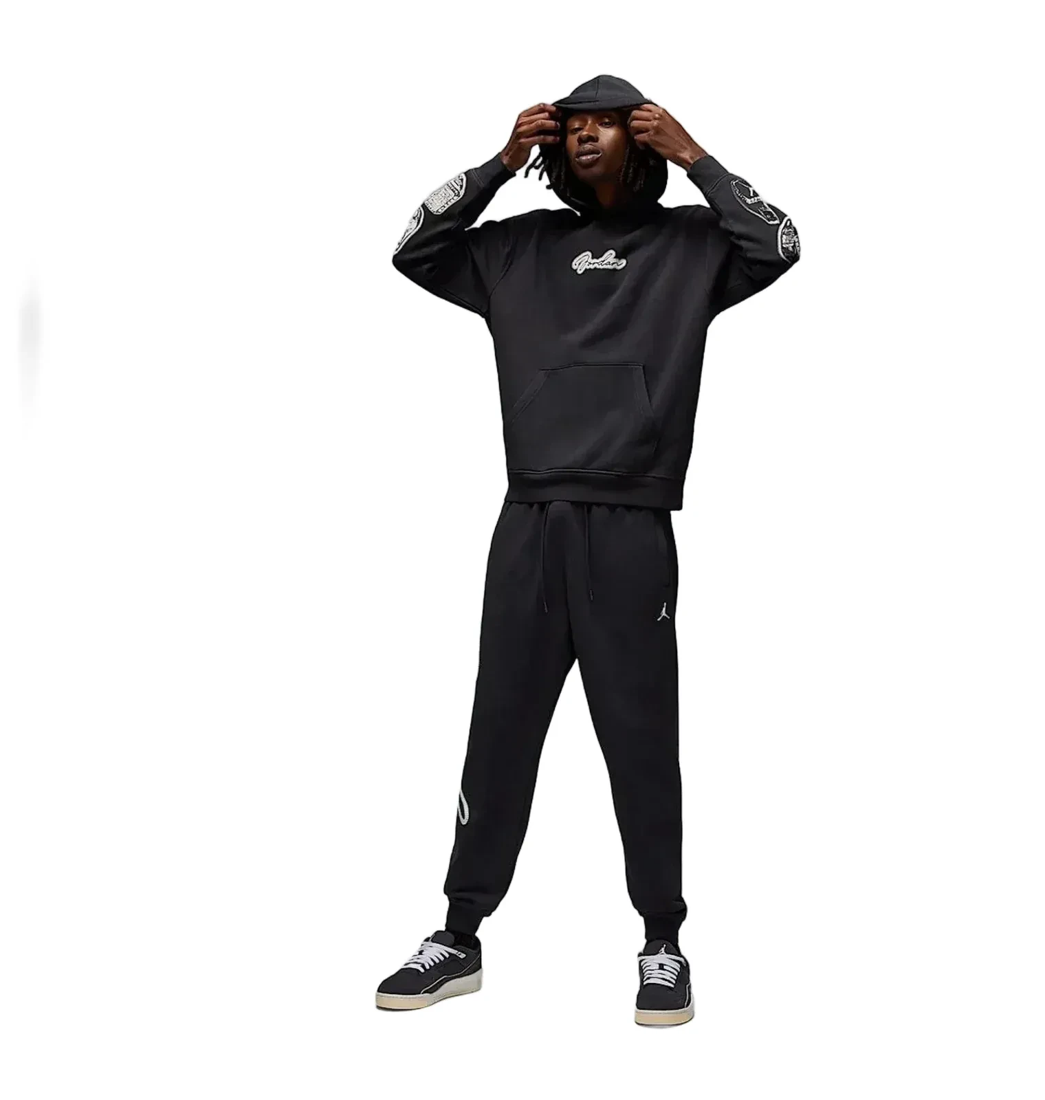 Костюм чоловічий Air Jordan MVP Pullover Fleece, чорний