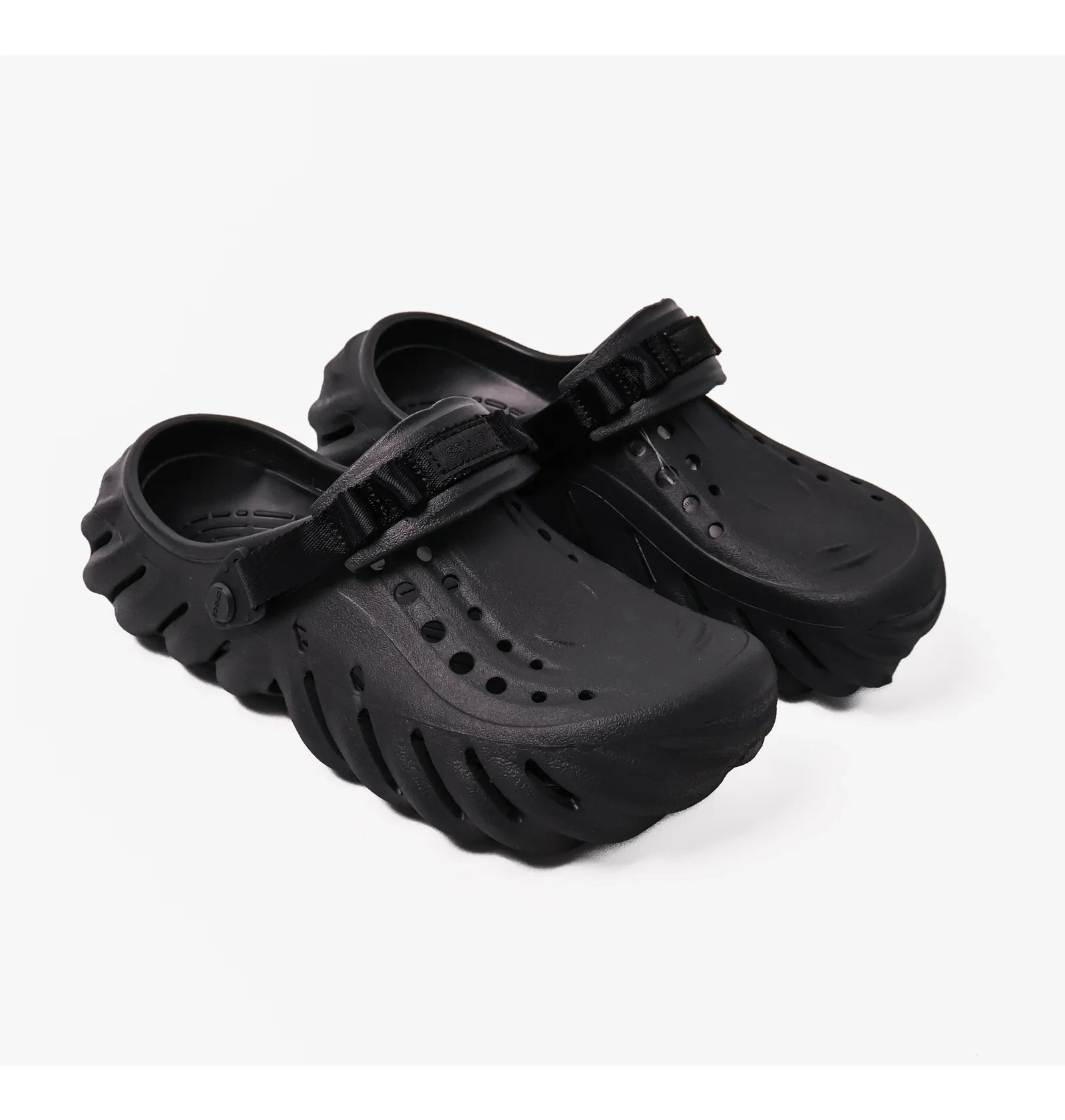 Тапочки унісекс CROCS Echo Clog Shoes Black 3