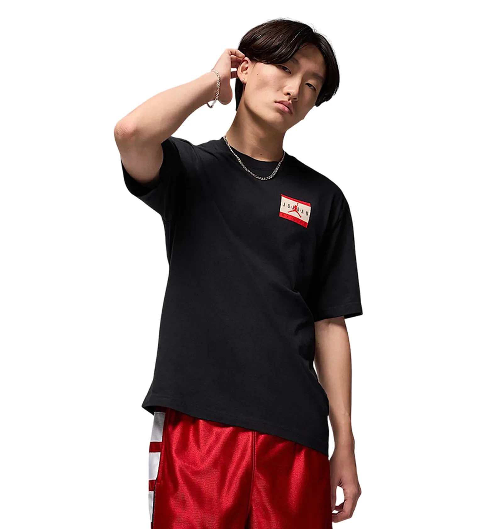 Футболка чоловіча Air Jordan Ss Crew Hombre White