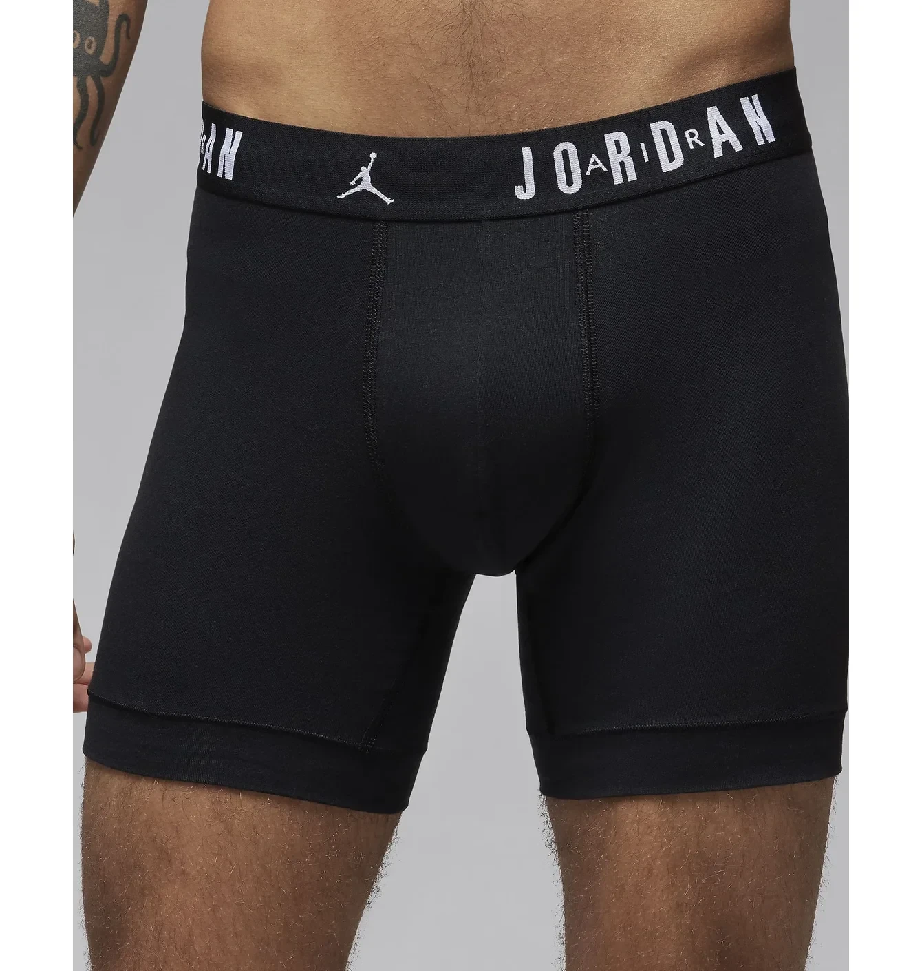 Труси чоловічі Air Jordan Flight Cotton Core Boxer Brief Black (3 шт) 2