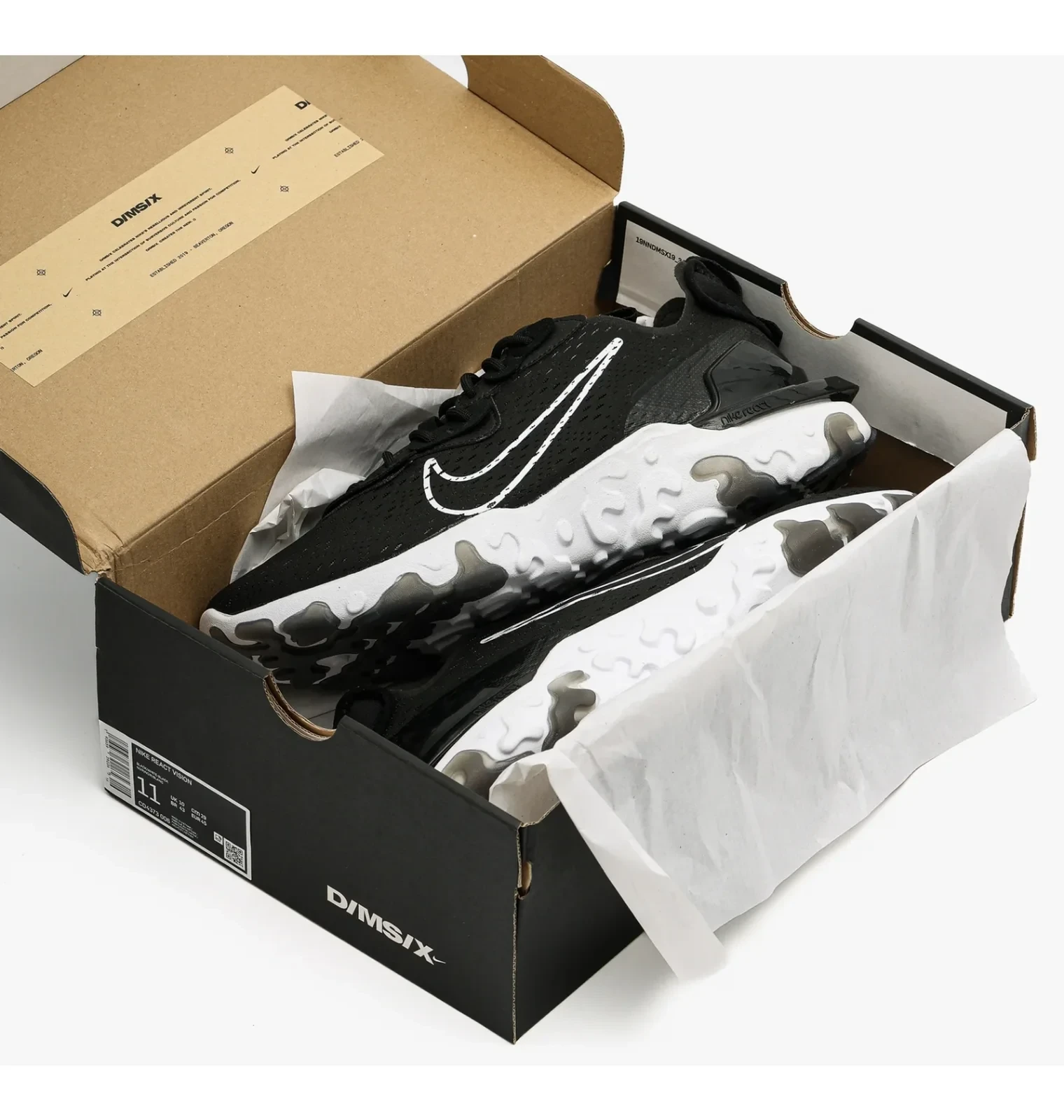 Кросівки чоловічі Nike React Vision Black 5