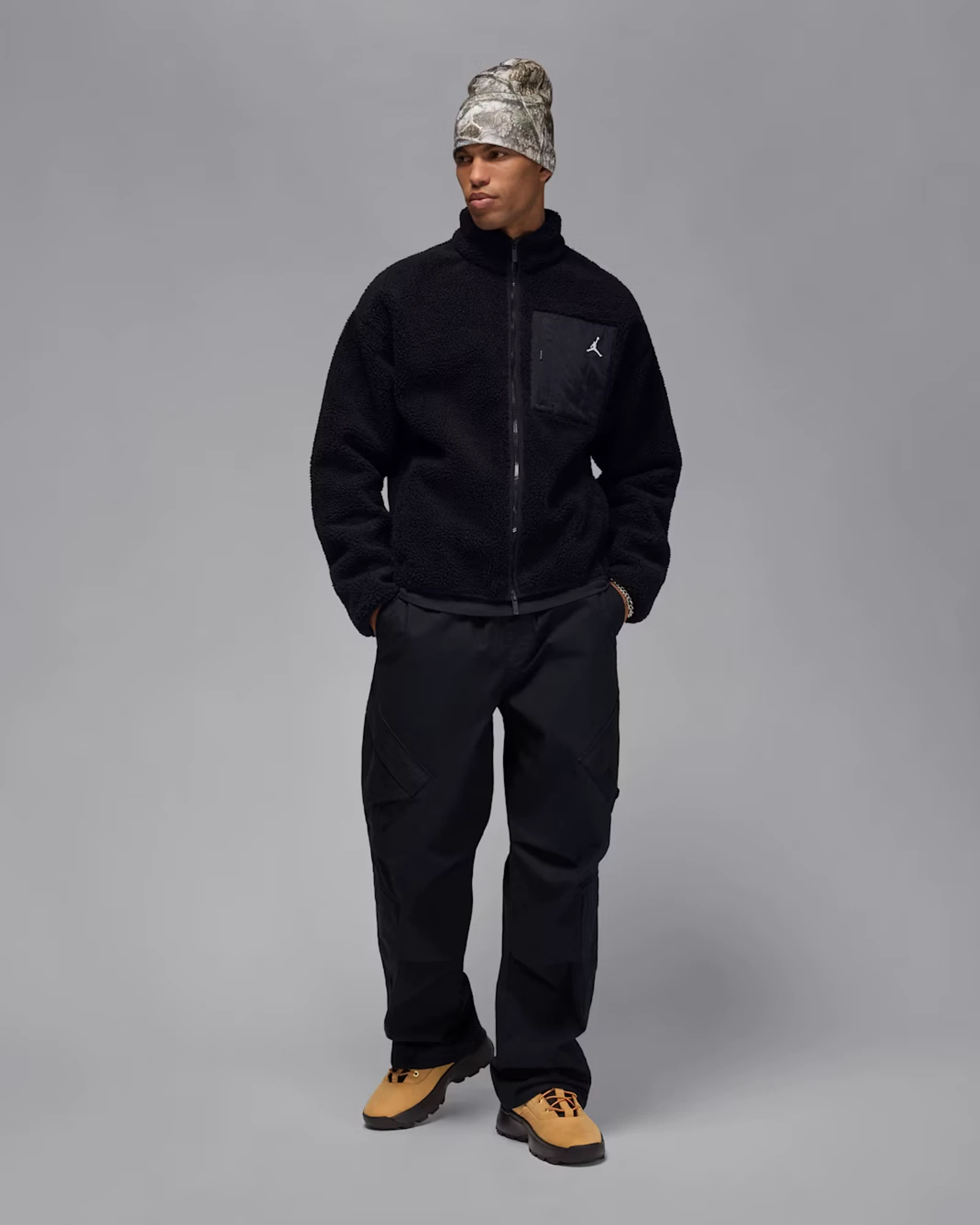 Кофта чоловіча Air Jordan Flt Mtnside Sherpa Black 6