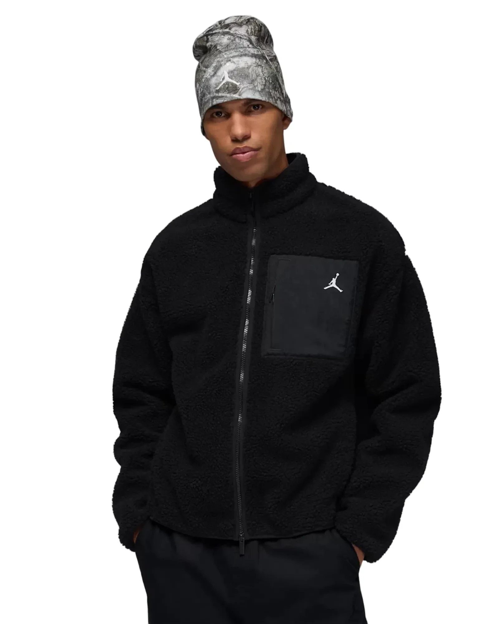 Кофта чоловіча Air Jordan Flt Mtnside Sherpa Black