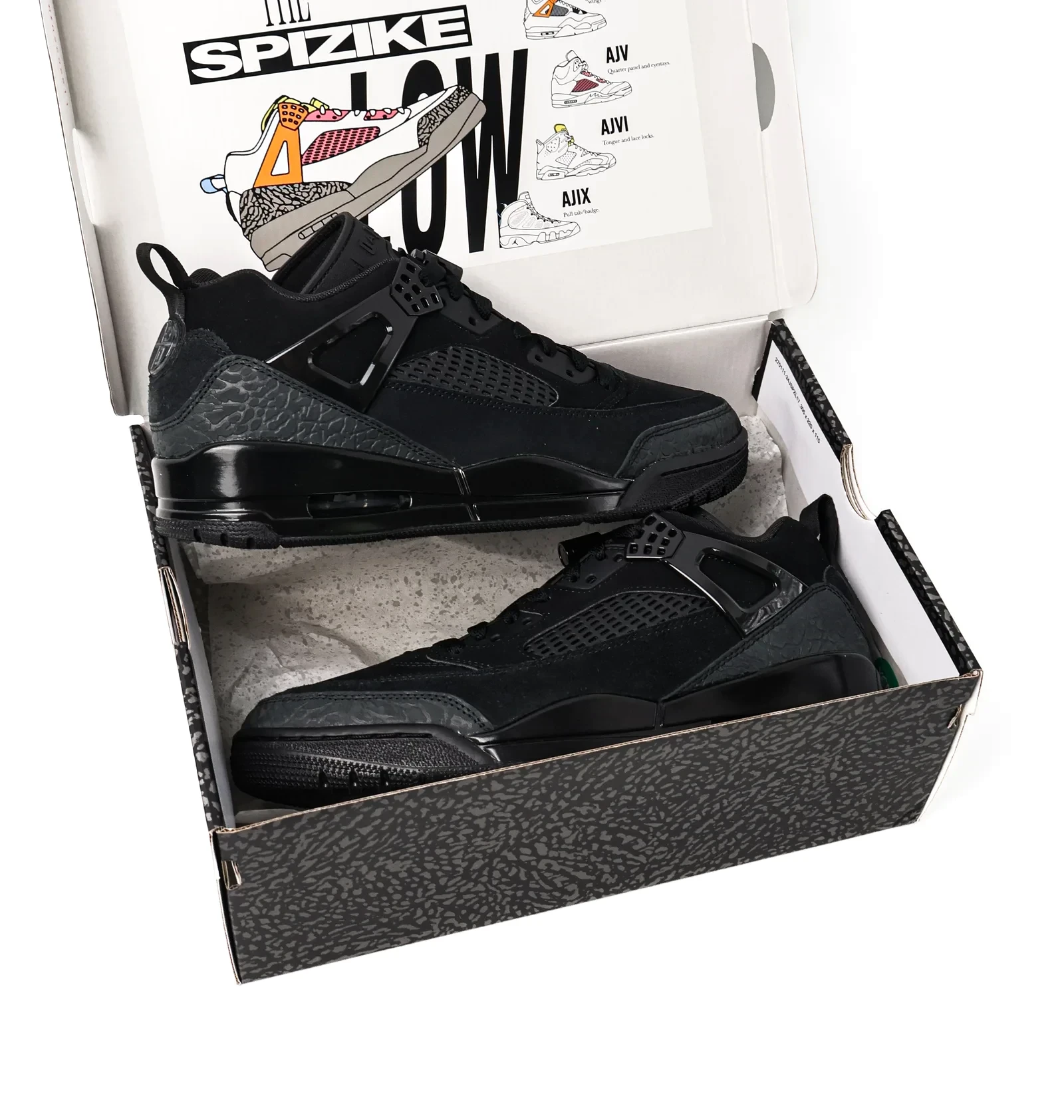 Кросівки чоловічі Air Jordan Spizike Low Black 2