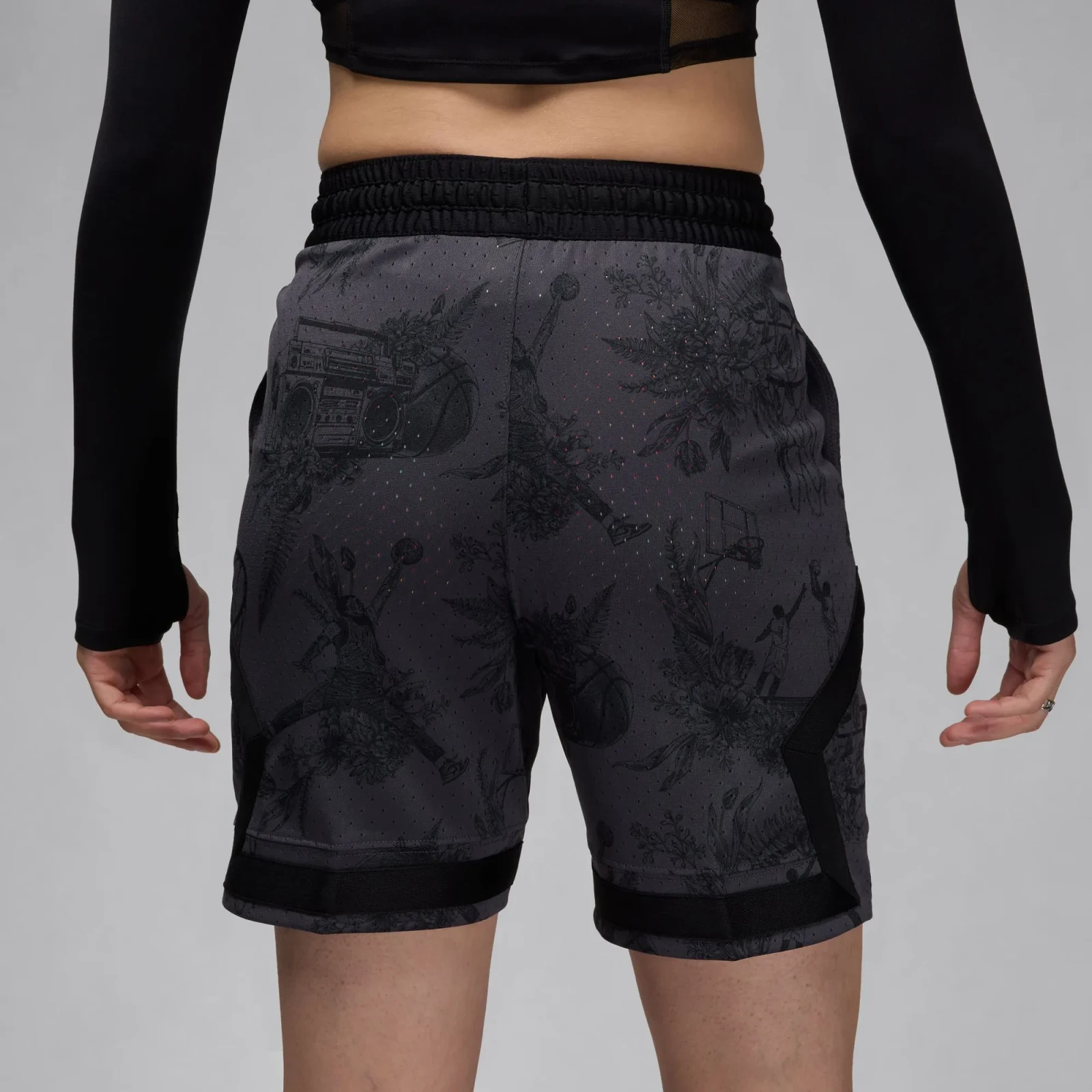 Шорти Air Jordan Sport Dri-FIT Printed Diamond чорні 7