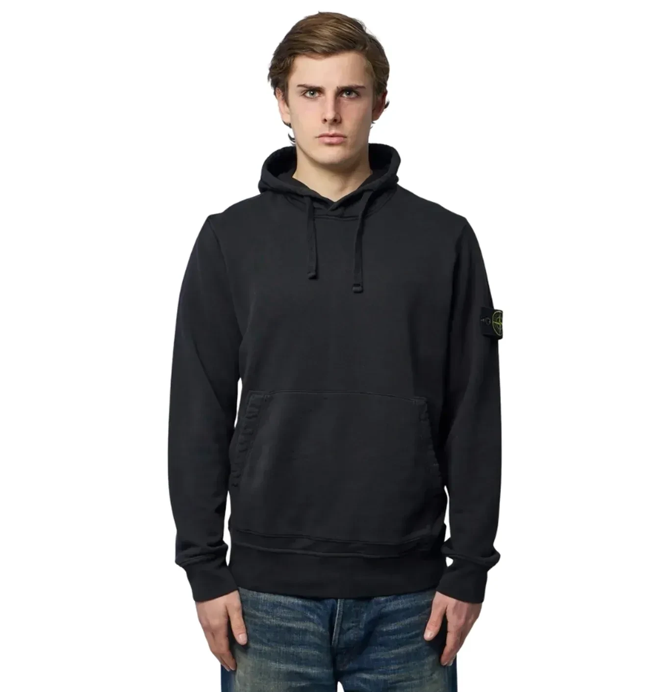 Худі чоловіче Stone Island Regular-Fit, чорне