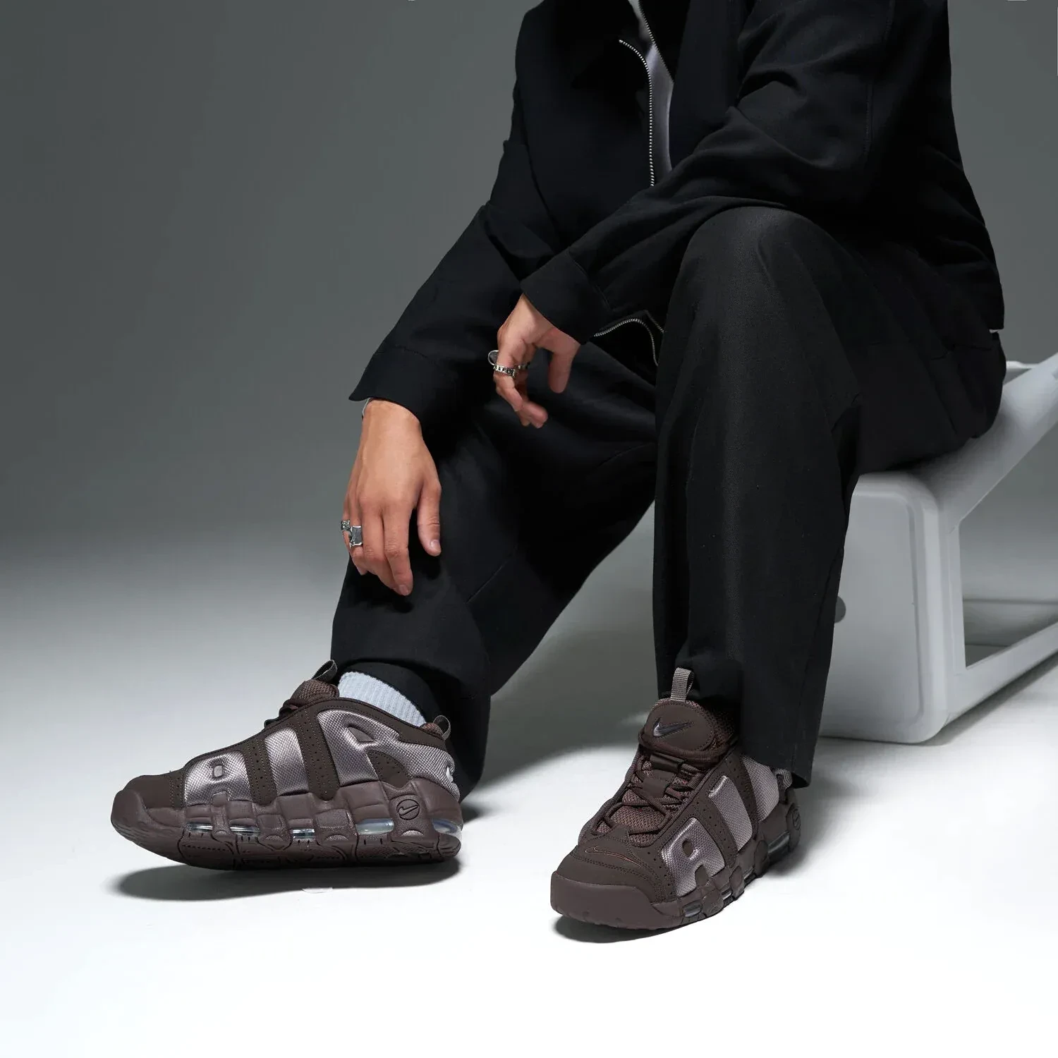 Кросівки чоловічі Nike Air More Uptempo Brown 5