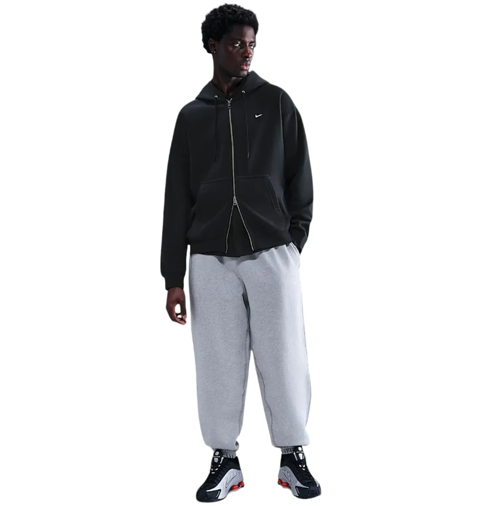 Толстовка чоловіча Nike Solo Swoosh Black