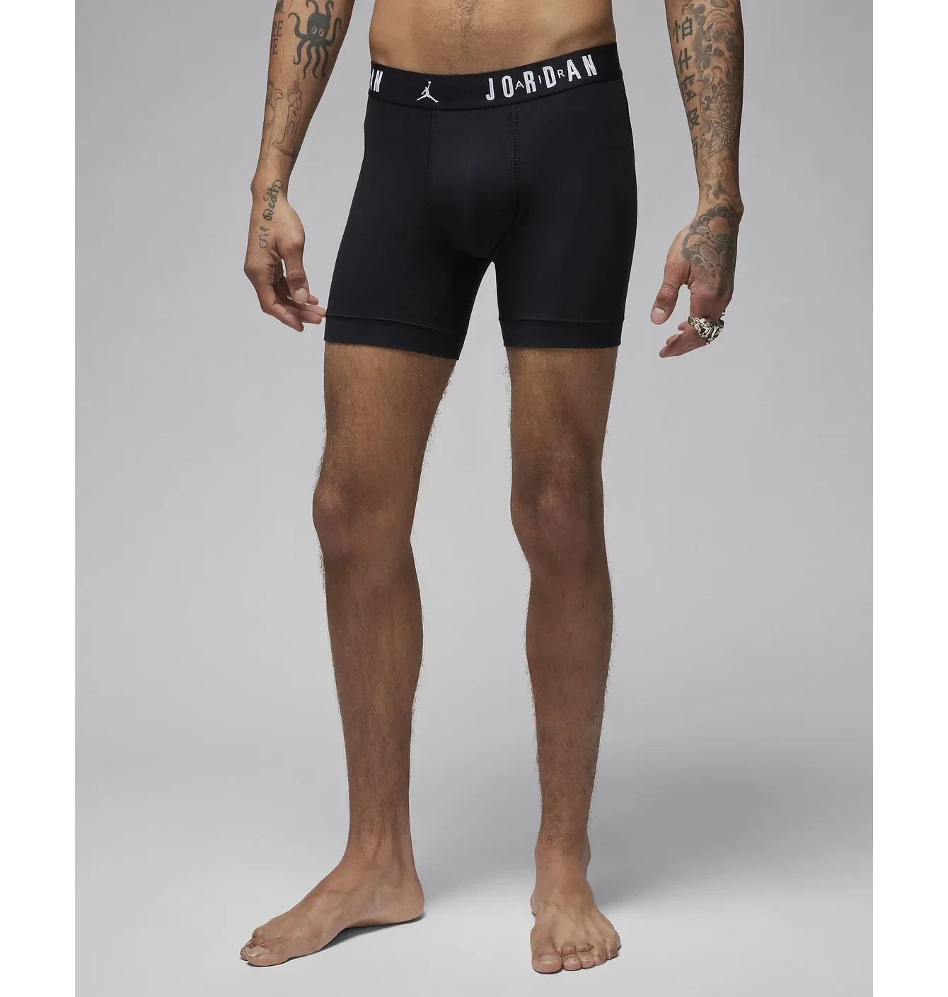 Труси чоловічі Air Jordan Flight Cotton Core Boxer Brief Black (3 шт) 5