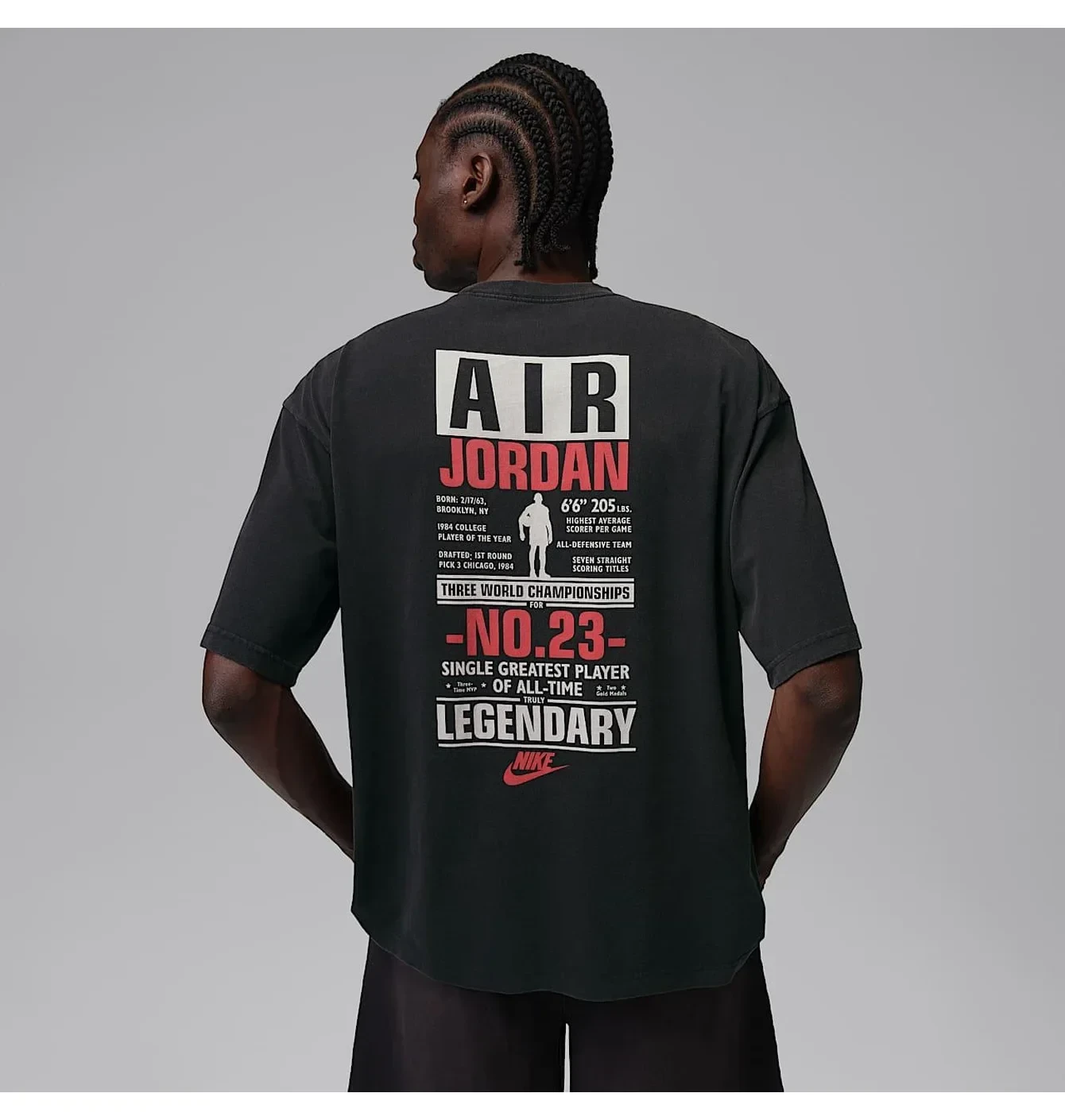 Футболка чоловіча Air Jordan Flt Reis Lgnd Ss Crew Black 2