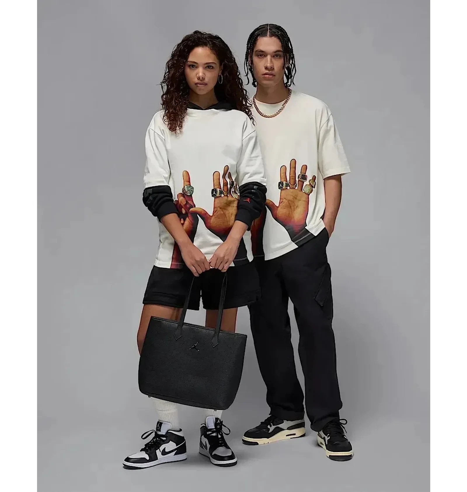 Футболка унісекс Air Jordan Flt Mvp Rngs 85 Ss Crew Beige 4