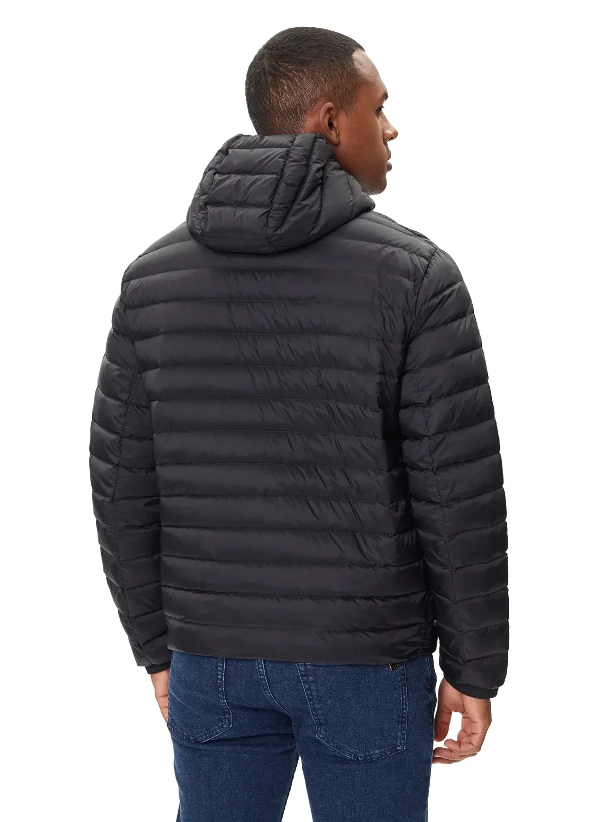 Мікро-пуховик чоловічий Armani Exchange чорний Regular Fit 3