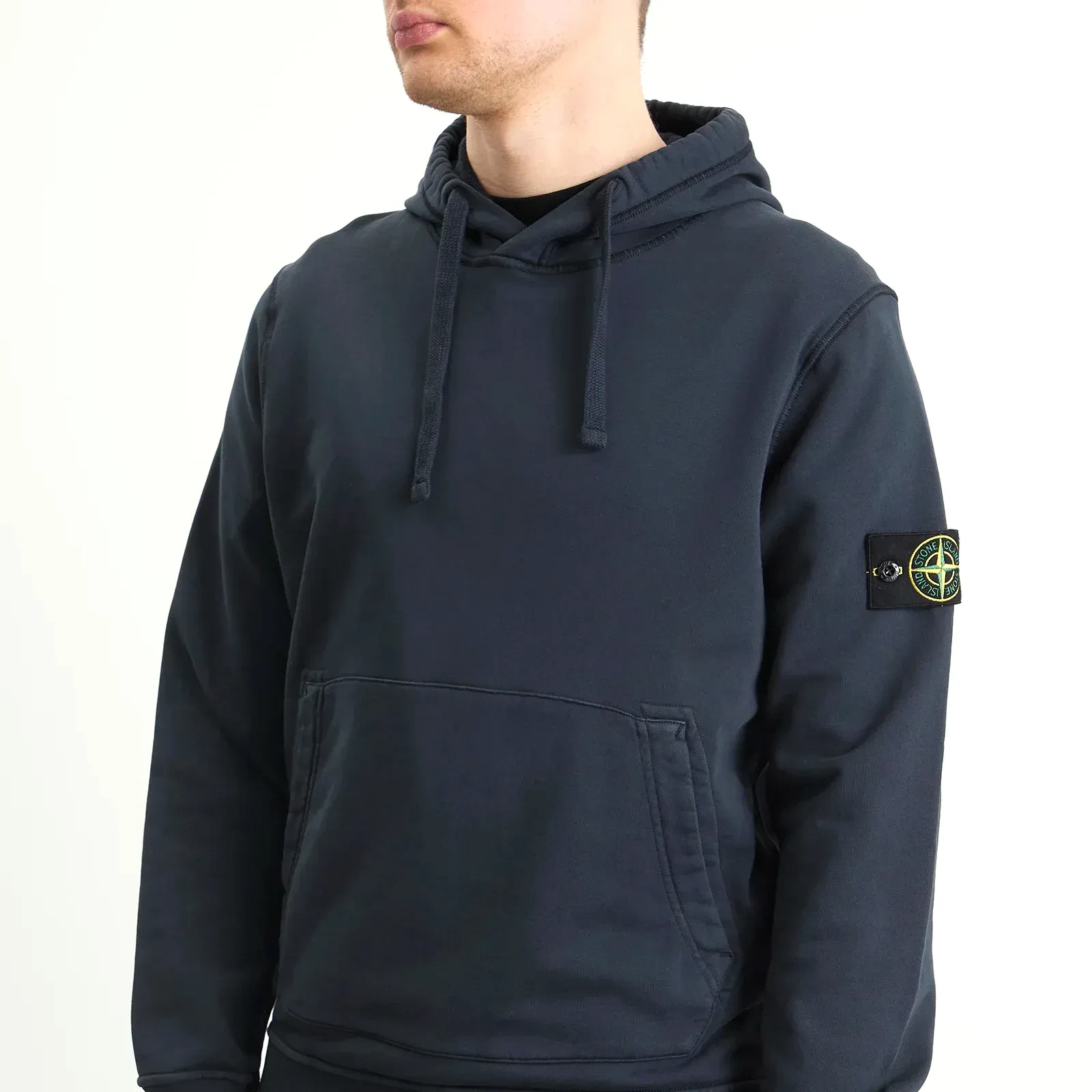 Худі чоловіче Stone Island Garment Dyed, синє 4
