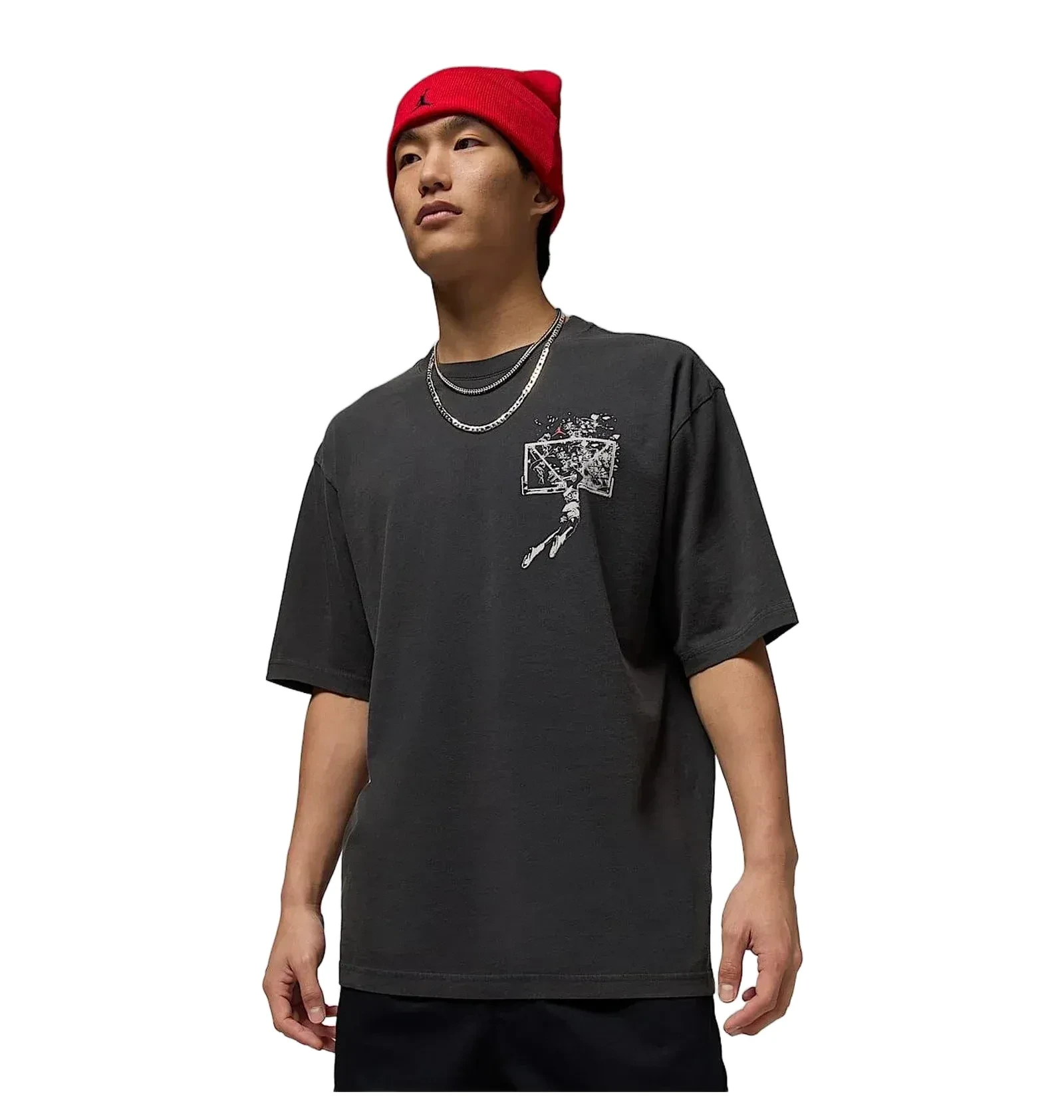 Футболка чоловіча Nike Brk Svv Ovsz Gfx Ss Crew Black