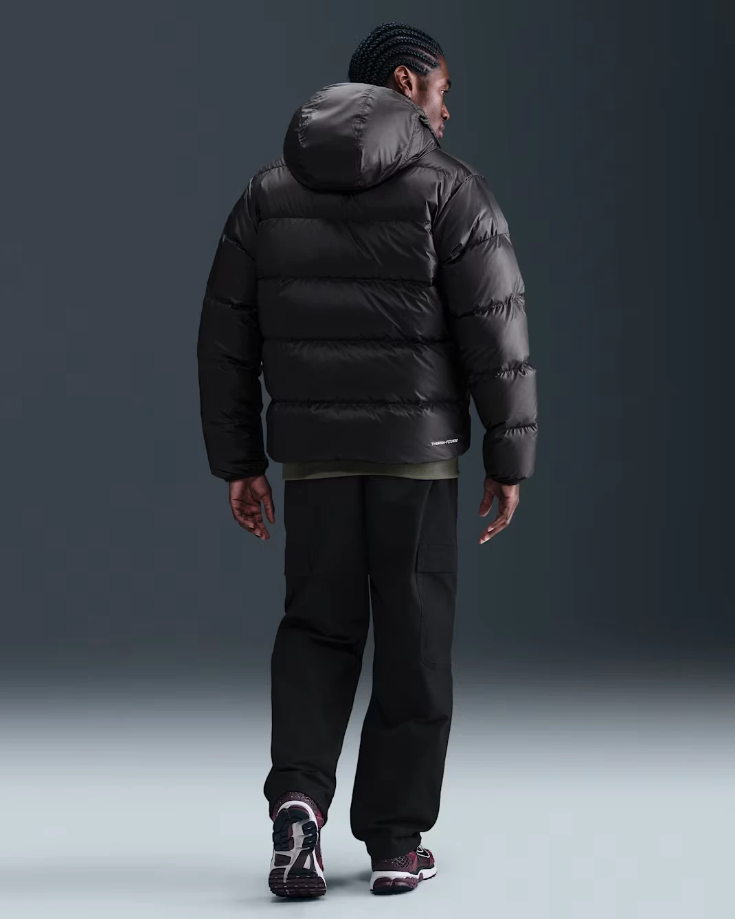 Пуховик чоловічий Nike M Windrunner Stmnt Dwn Jkt Black 5