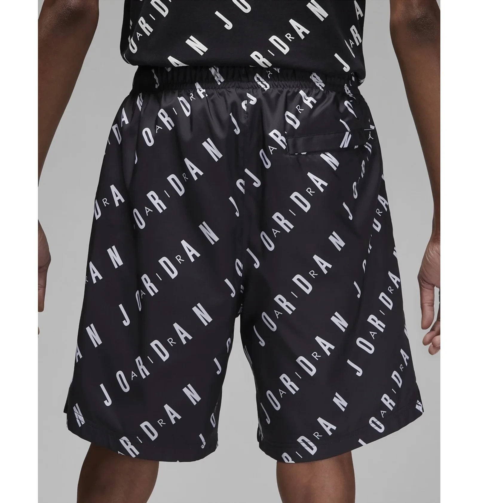 Шорти чоловічі Air Jordan Essentials Allover Print Poolside Swim Shorts Black 4
