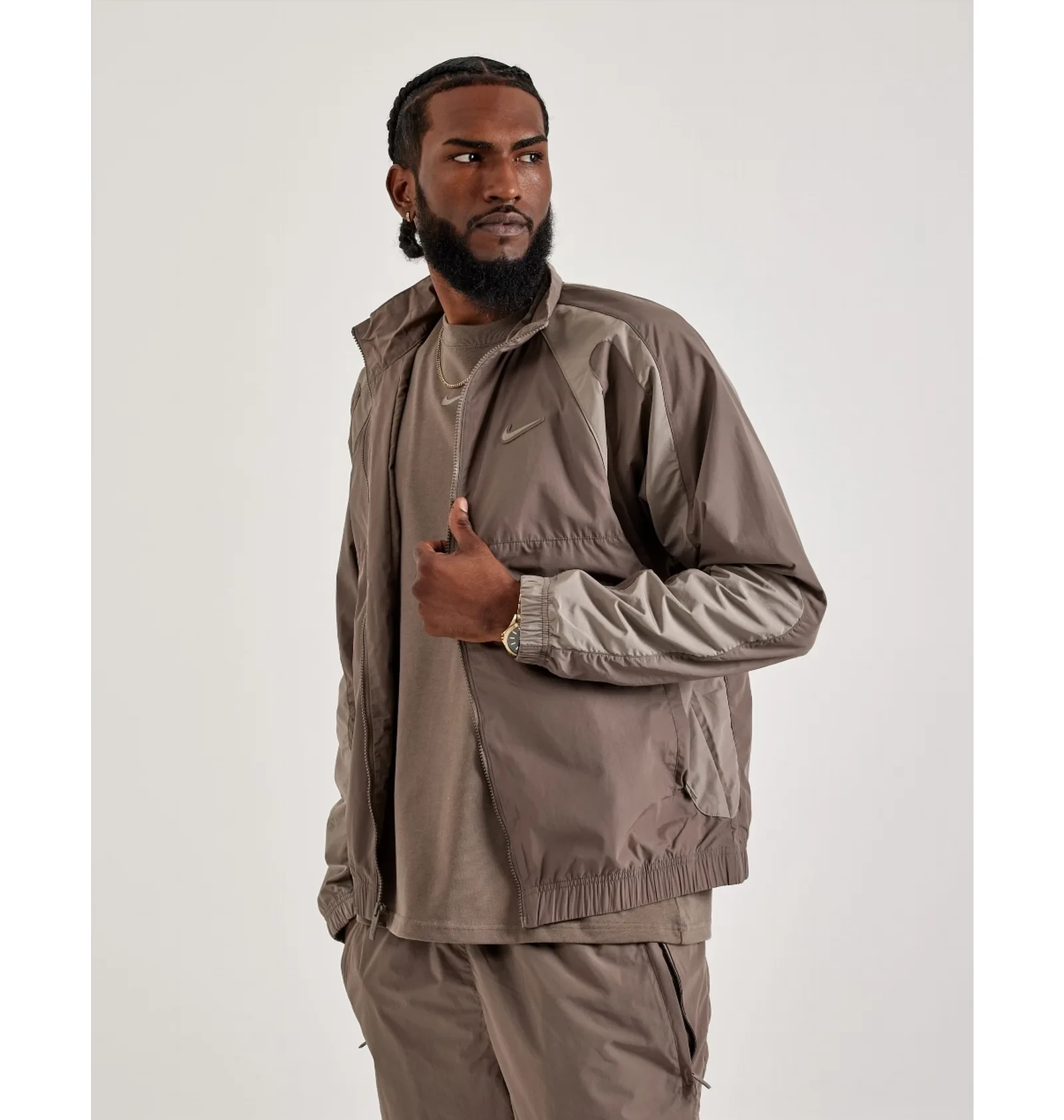 Олімпійка чоловіча Nike Nocta Woven Track Jacket Brown 2