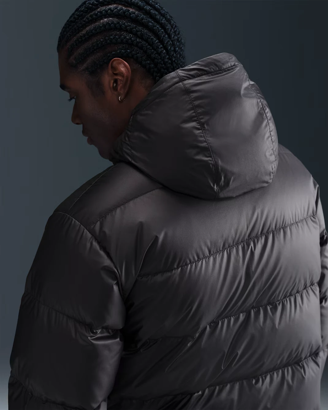 Пуховик чоловічий Nike M Windrunner Stmnt Dwn Jkt Black 3