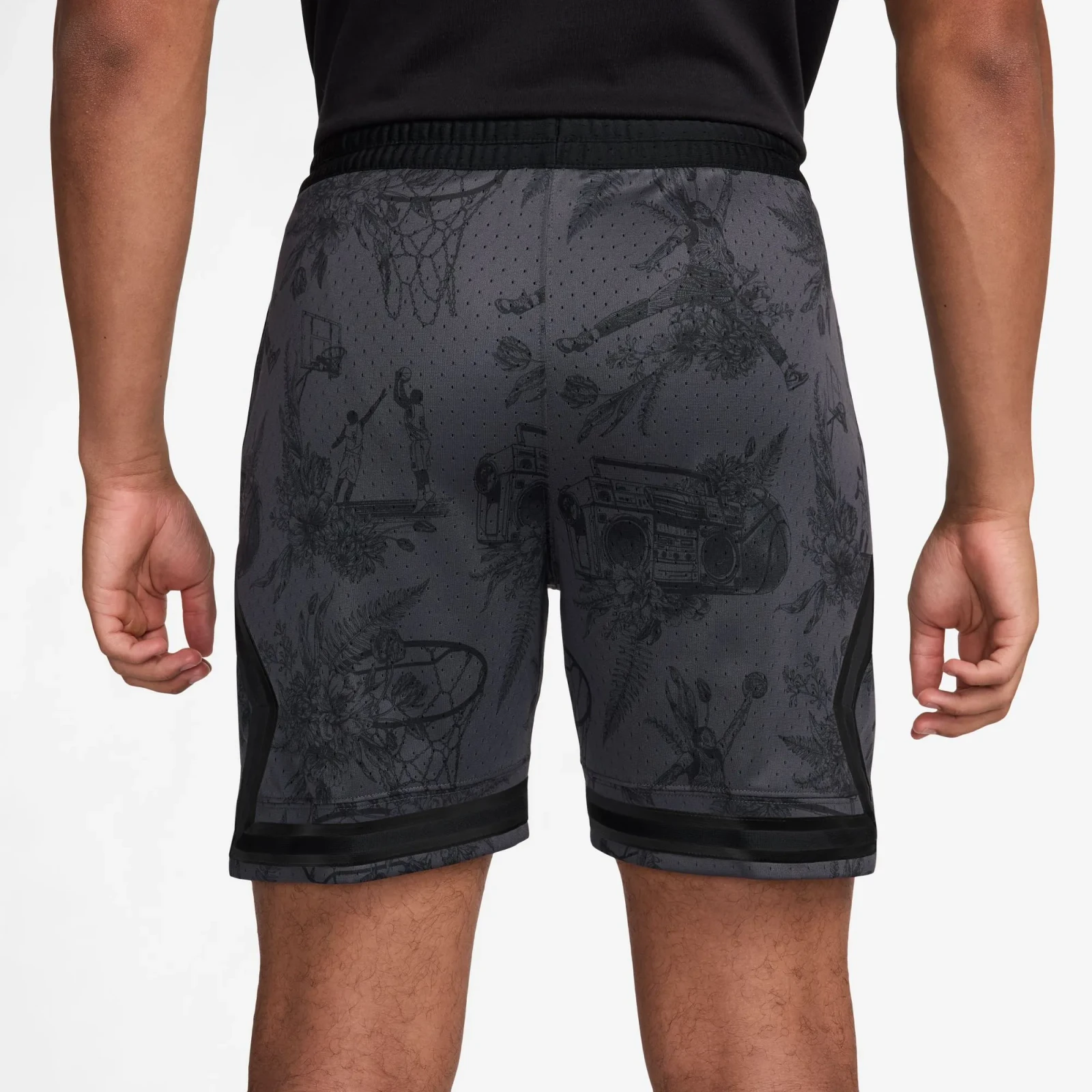Шорти Air Jordan Sport Dri-FIT Printed Diamond чорні 2