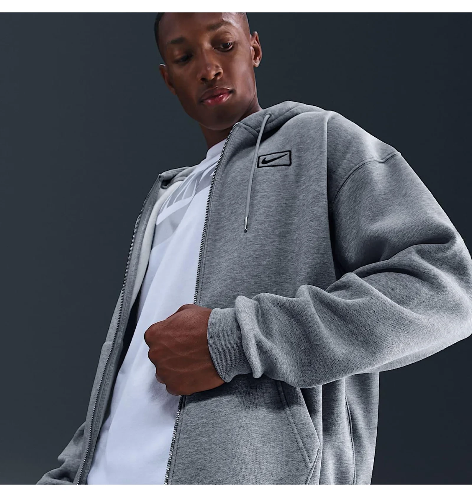 Толстовка чоловіча Nike Club Grey 4