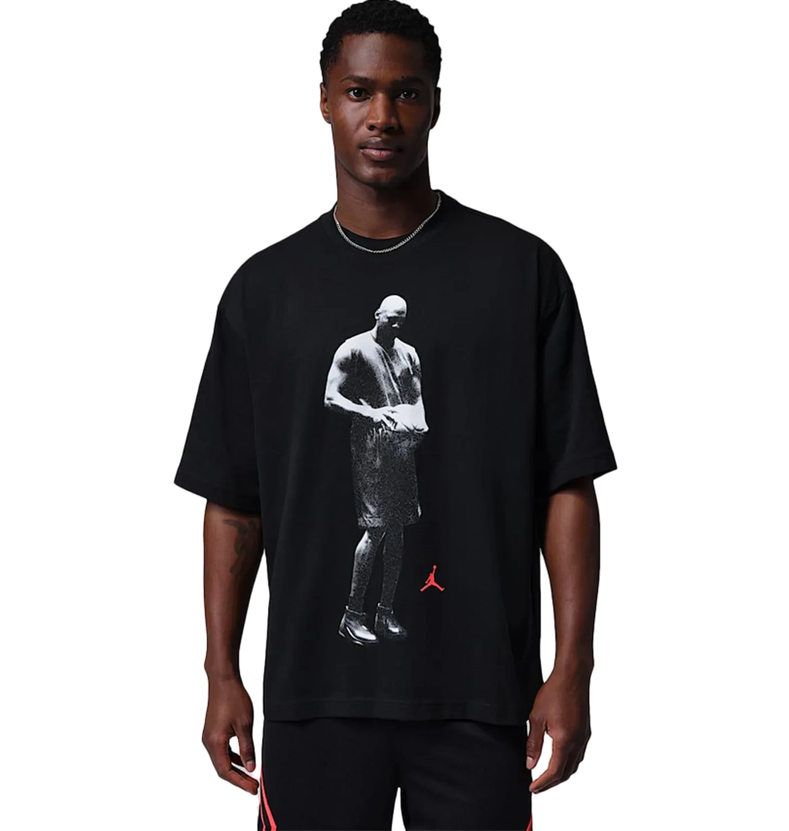 Футболка чоловіча Air Jordan M Df Spt Stmt Gfx Ss Crew Black