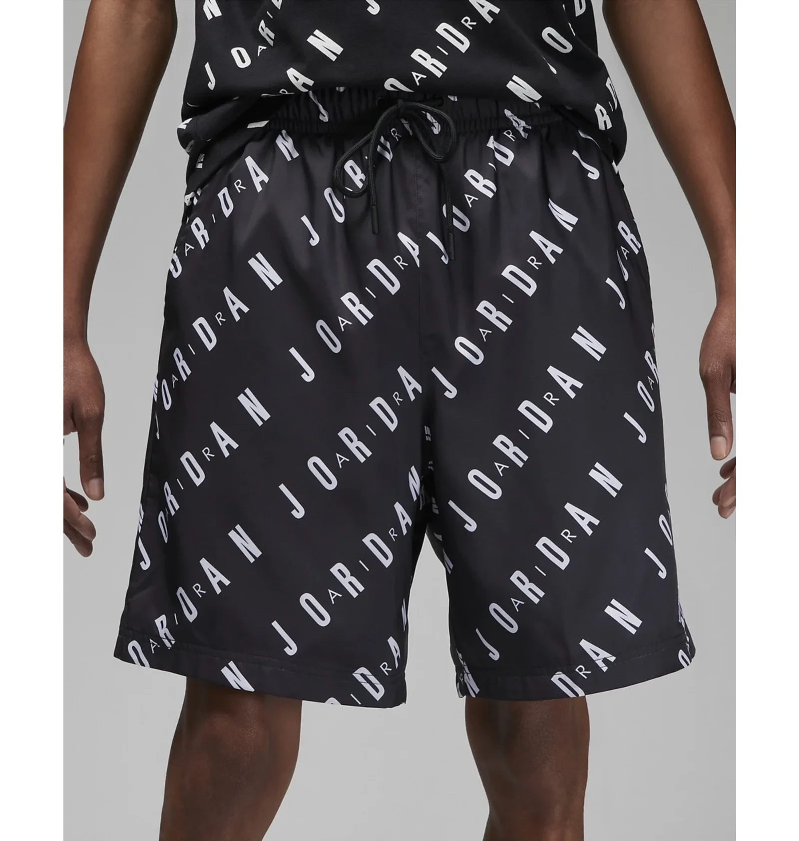 Шорти чоловічі Air Jordan Essentials Allover Print Poolside Swim Shorts Black 3