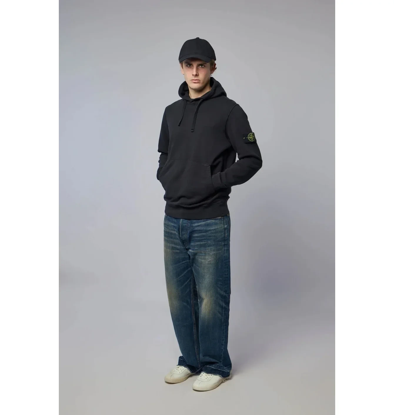 Худі чоловіче Stone Island Regular-Fit, чорне 5