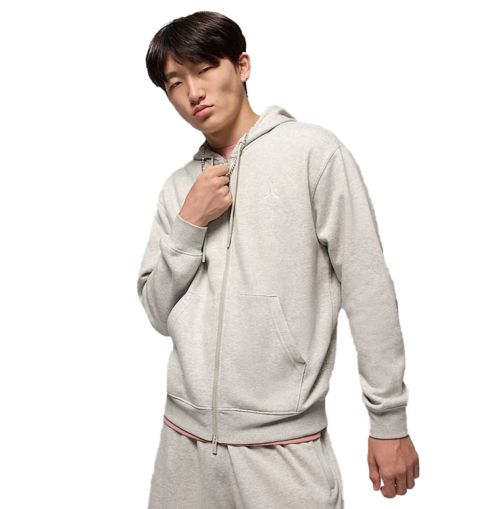 Толстовка чоловіча Air Jordan Brooklyn Fleece Grey