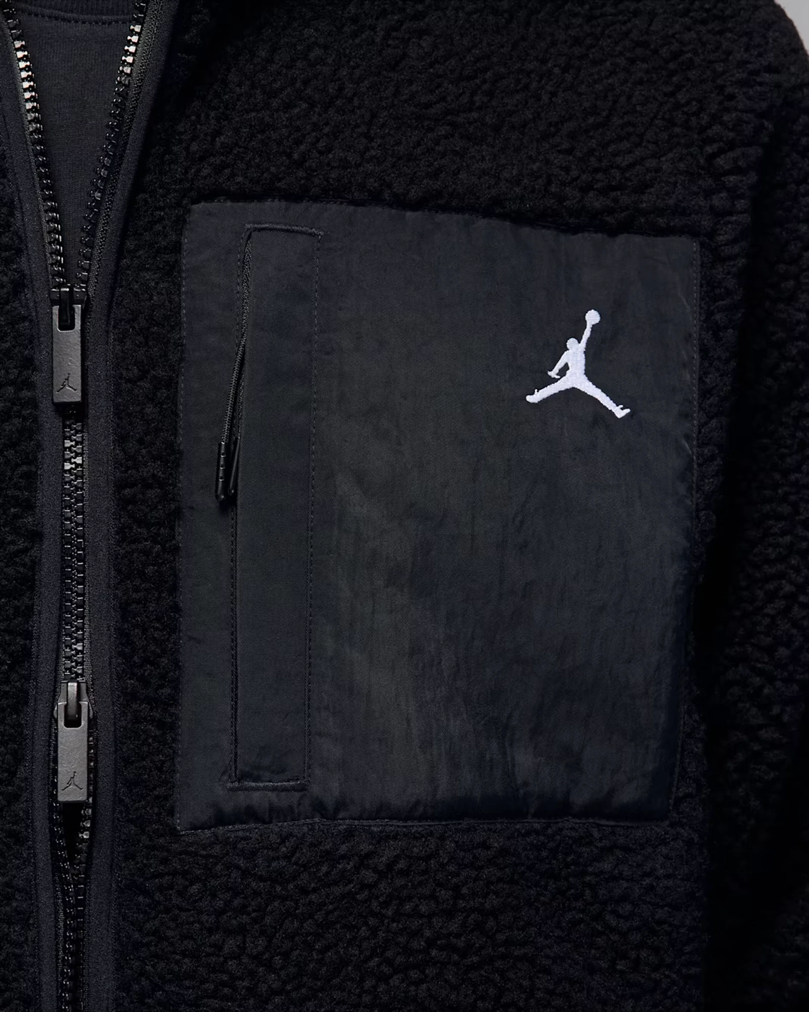 Кофта чоловіча Air Jordan Flt Mtnside Sherpa Black 4