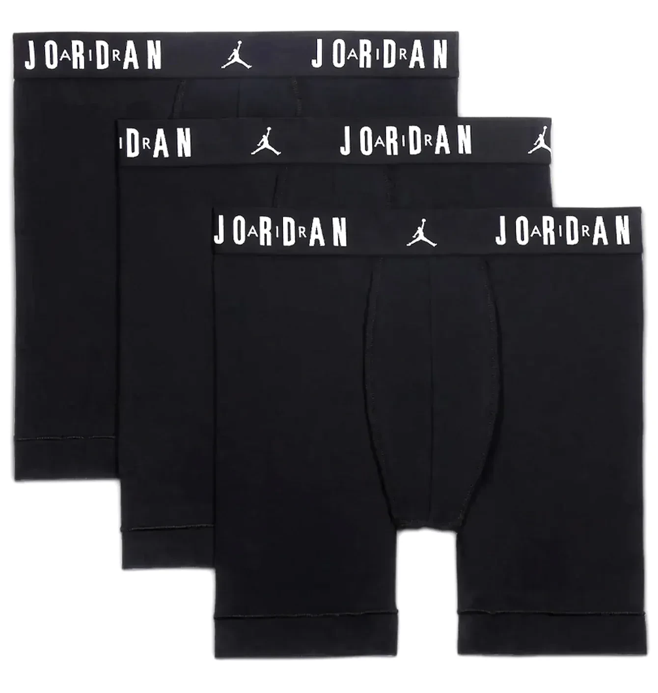Труси чоловічі Air Jordan Flight Cotton Core Boxer Brief Black (3 шт)