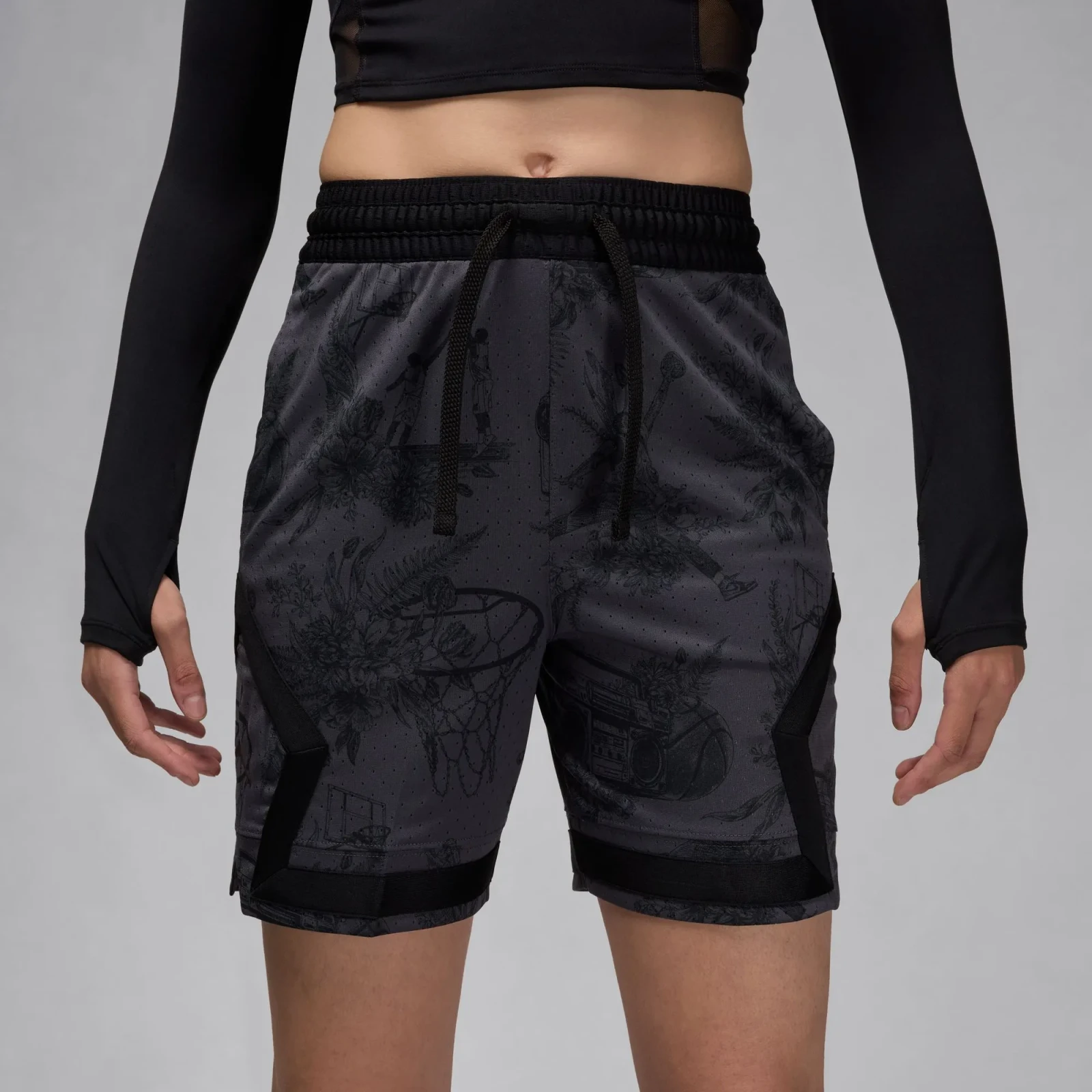 Шорти Air Jordan Sport Dri-FIT Printed Diamond чорні 6