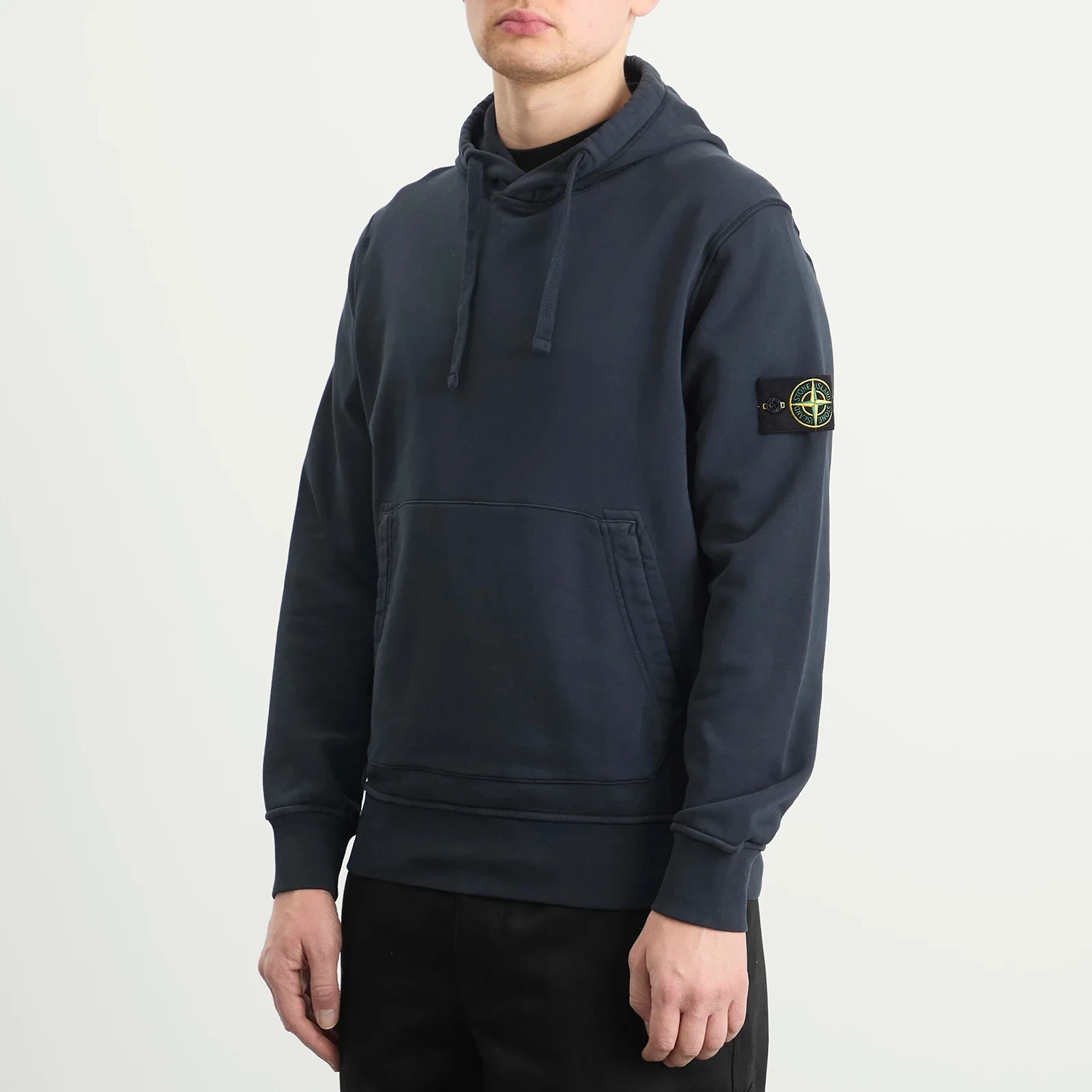 Худі чоловіче Stone Island Garment Dyed, синє 2