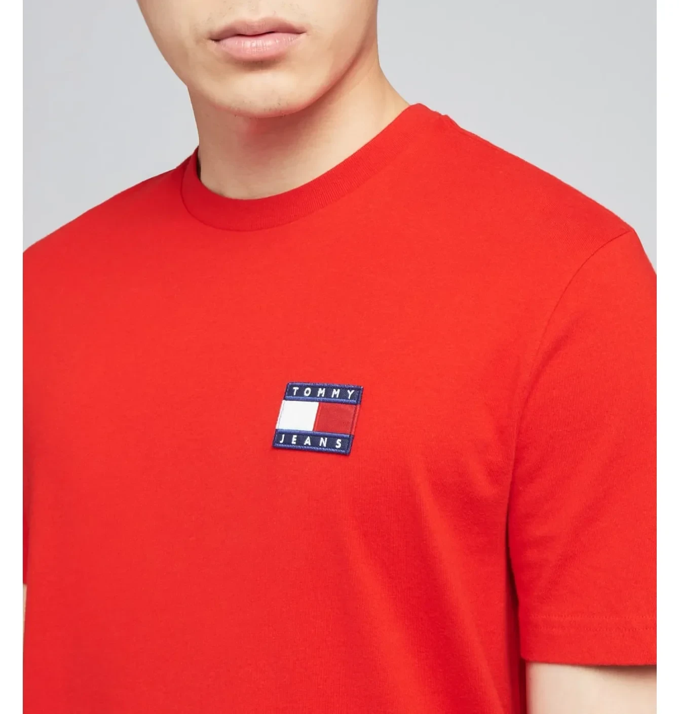 Футболка Tommy Jeans Badge Logo, чоловіча, червона 3