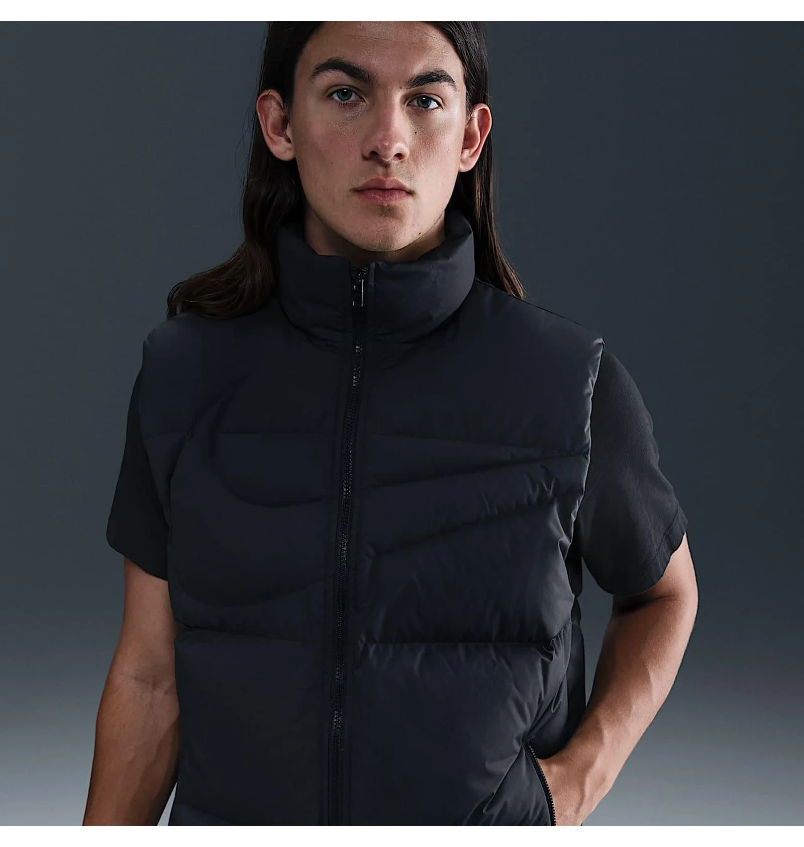 Жилетка чоловіча Nike Club Puffer Vest Black 2