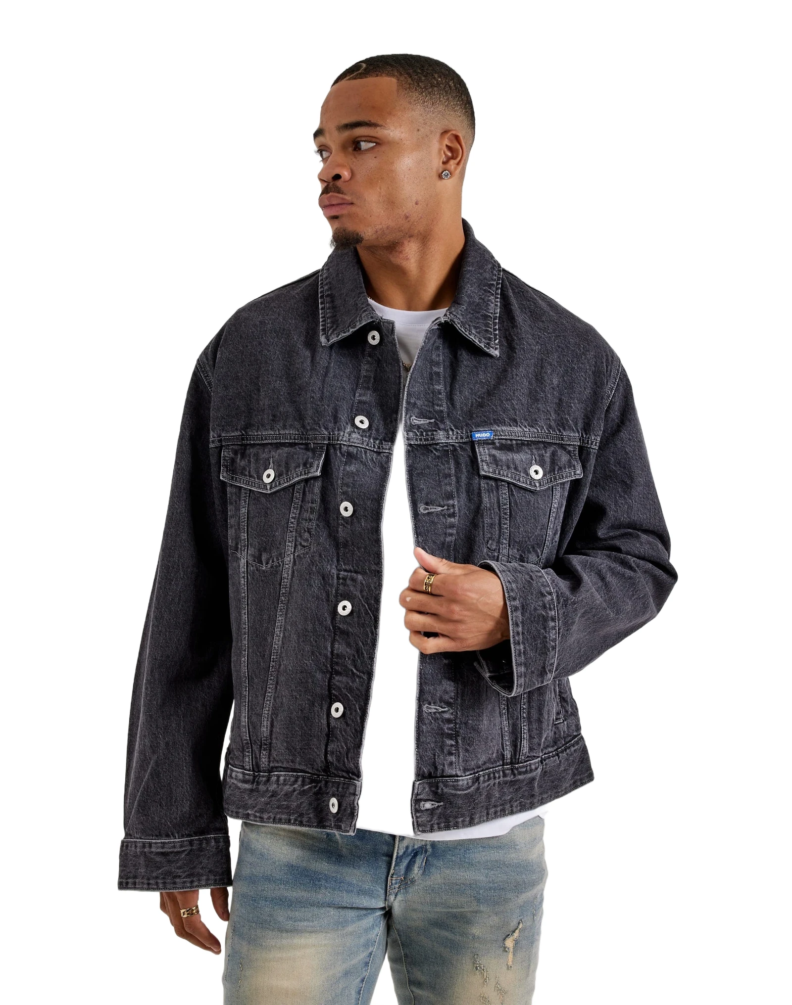 Джинсовка чоловіча HUGO Kirkby Denim Jacket