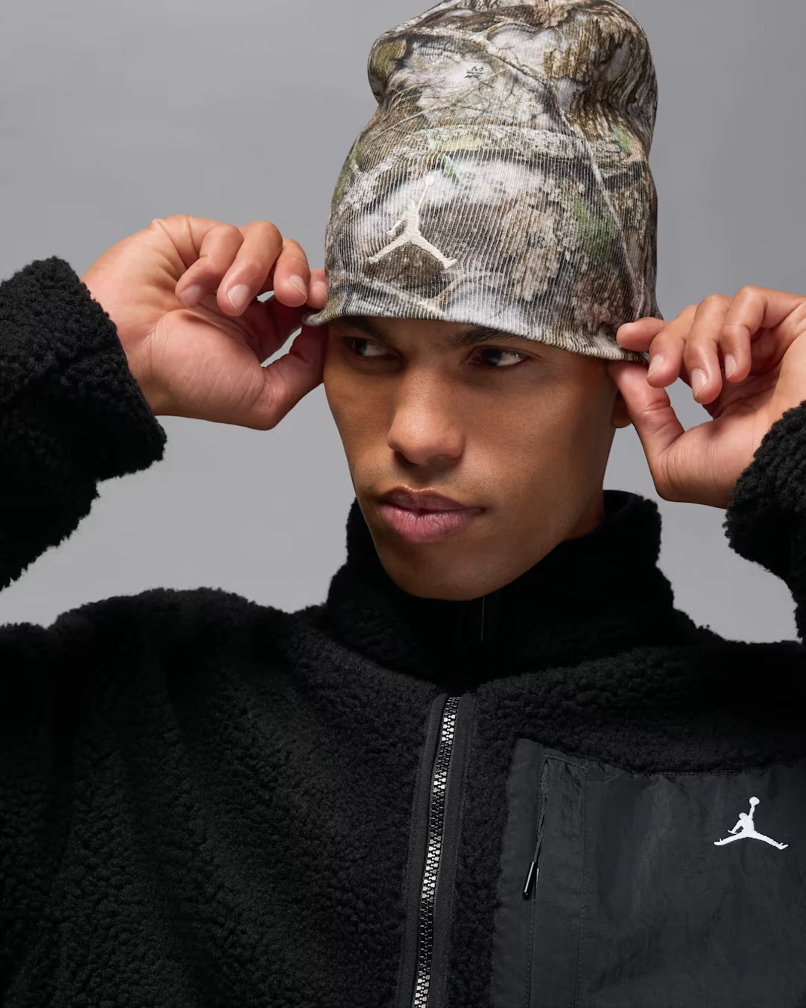 Кофта чоловіча Air Jordan Flt Mtnside Sherpa Black 3