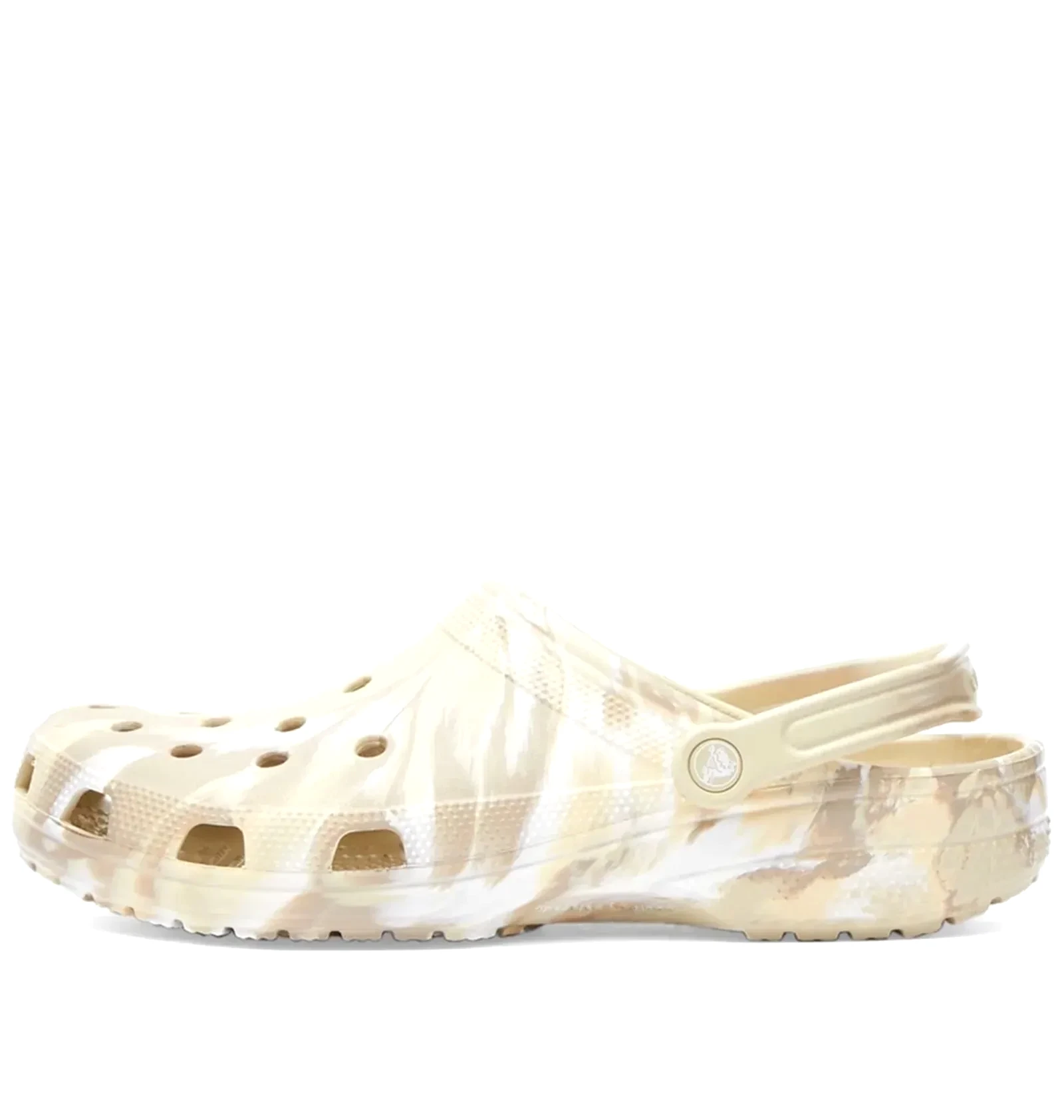 Тапочки чоловічі Crocs Classic Marbled Clog Beige 3