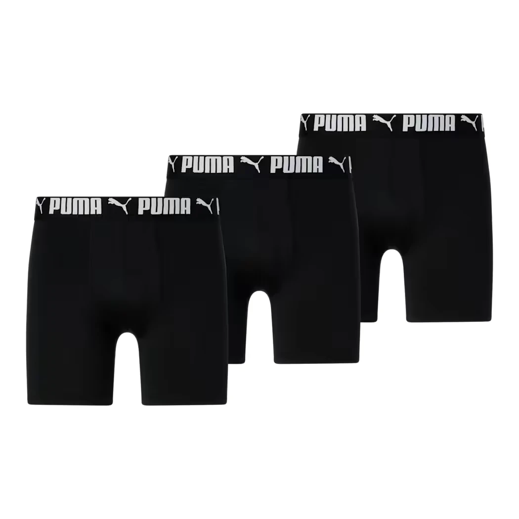 Труси-боксери Puma Athletic Boxer Briefs 3P, чорні